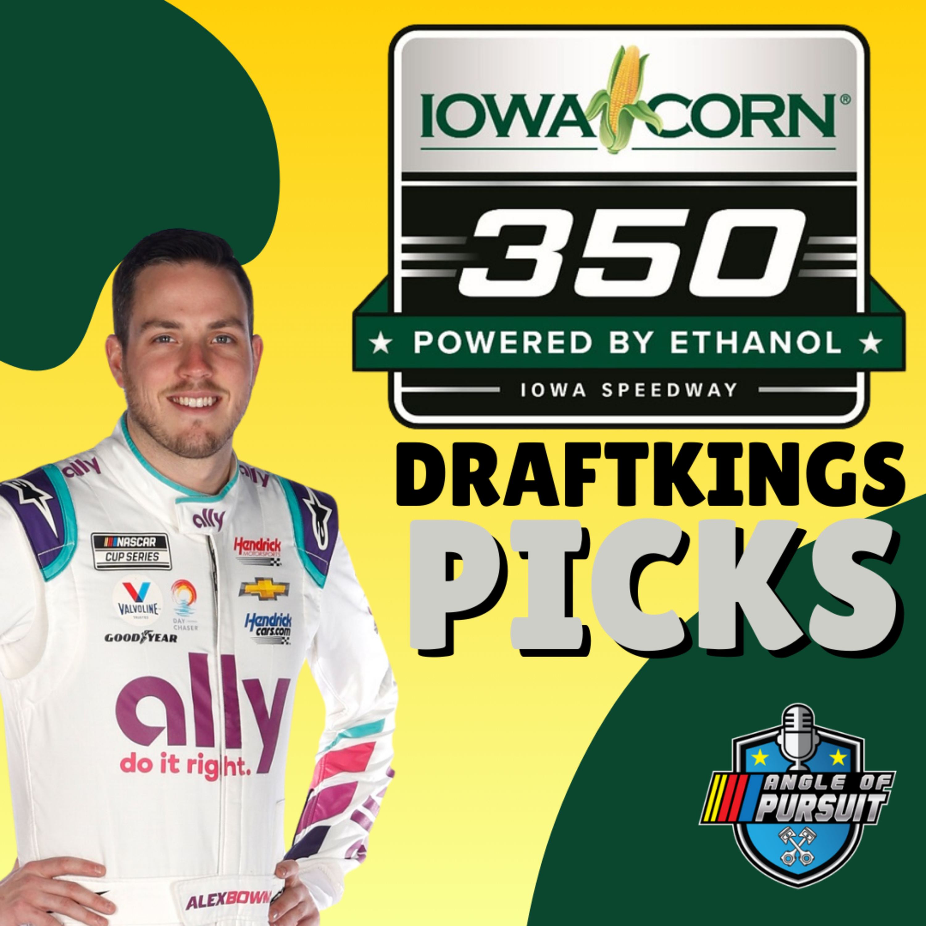 NASCAR DFS: Iowa Corn 350 at Iowa Speedway | NASCAR DraftKings Picks episode artwork