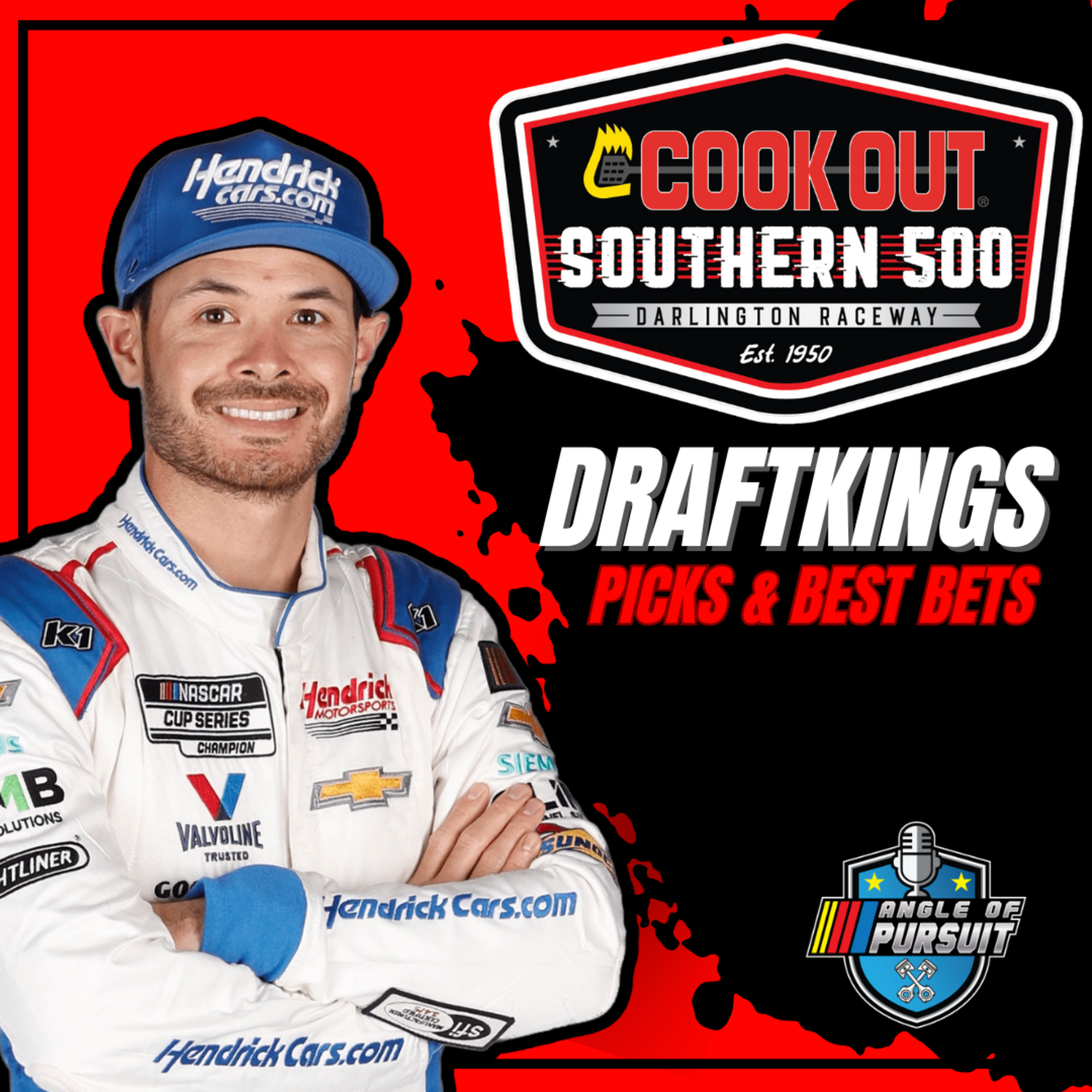 NASCAR DFS: Cook Out Southern 500 at Darlington| DraftKings Picks episode artwork
