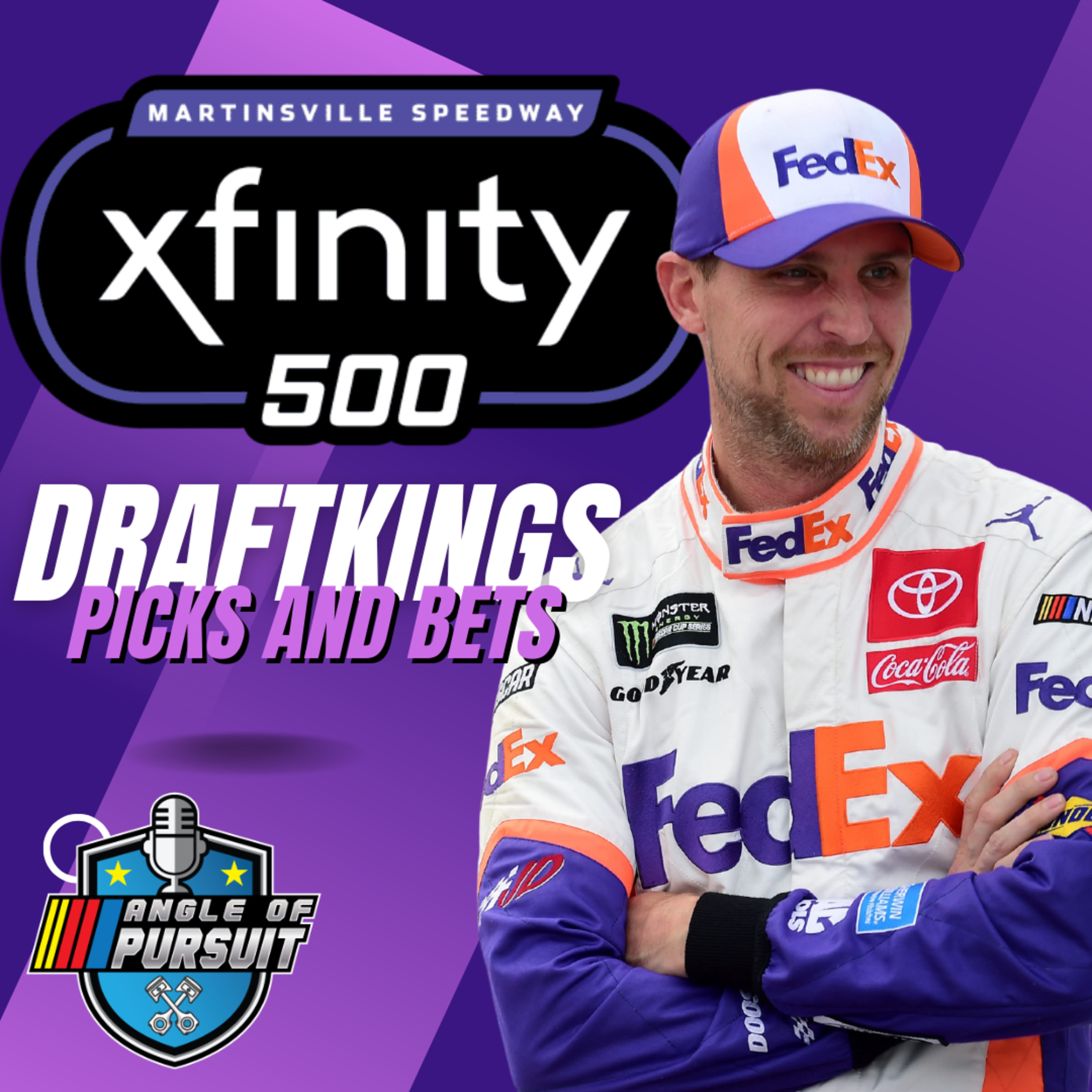 DFS Picks for the Xfinity 500: Martinsville DraftKings Predictions episode artwork