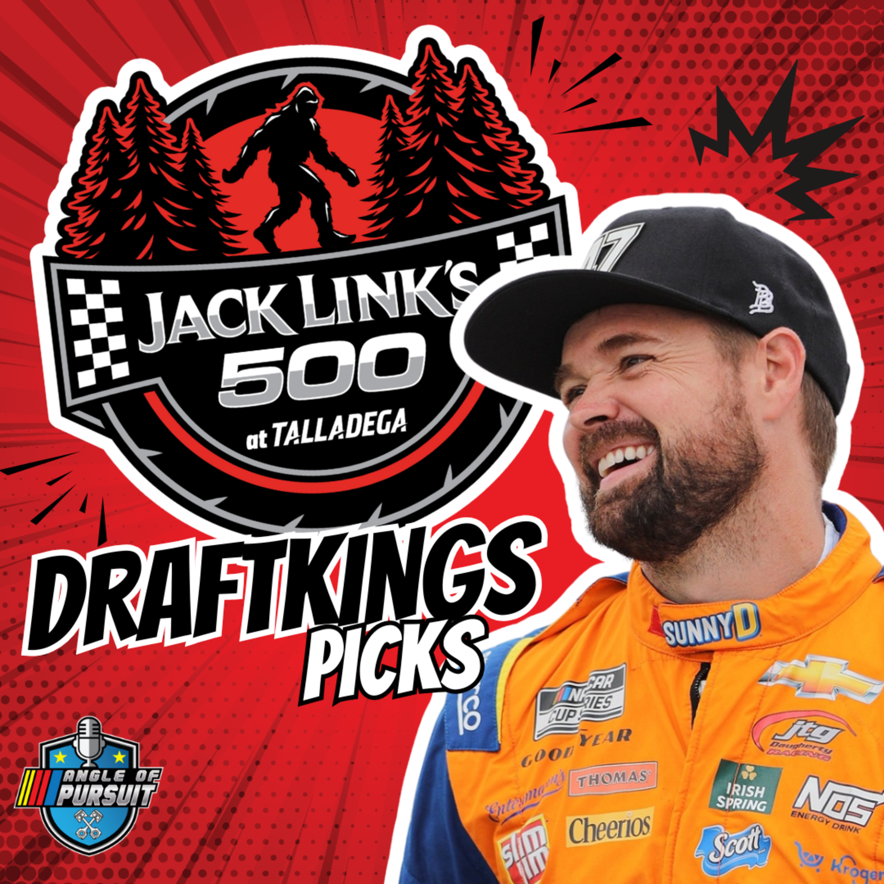 NASCAR Talladega DFS Picks: Jack Links 500 DraftKings Targets episode artwork