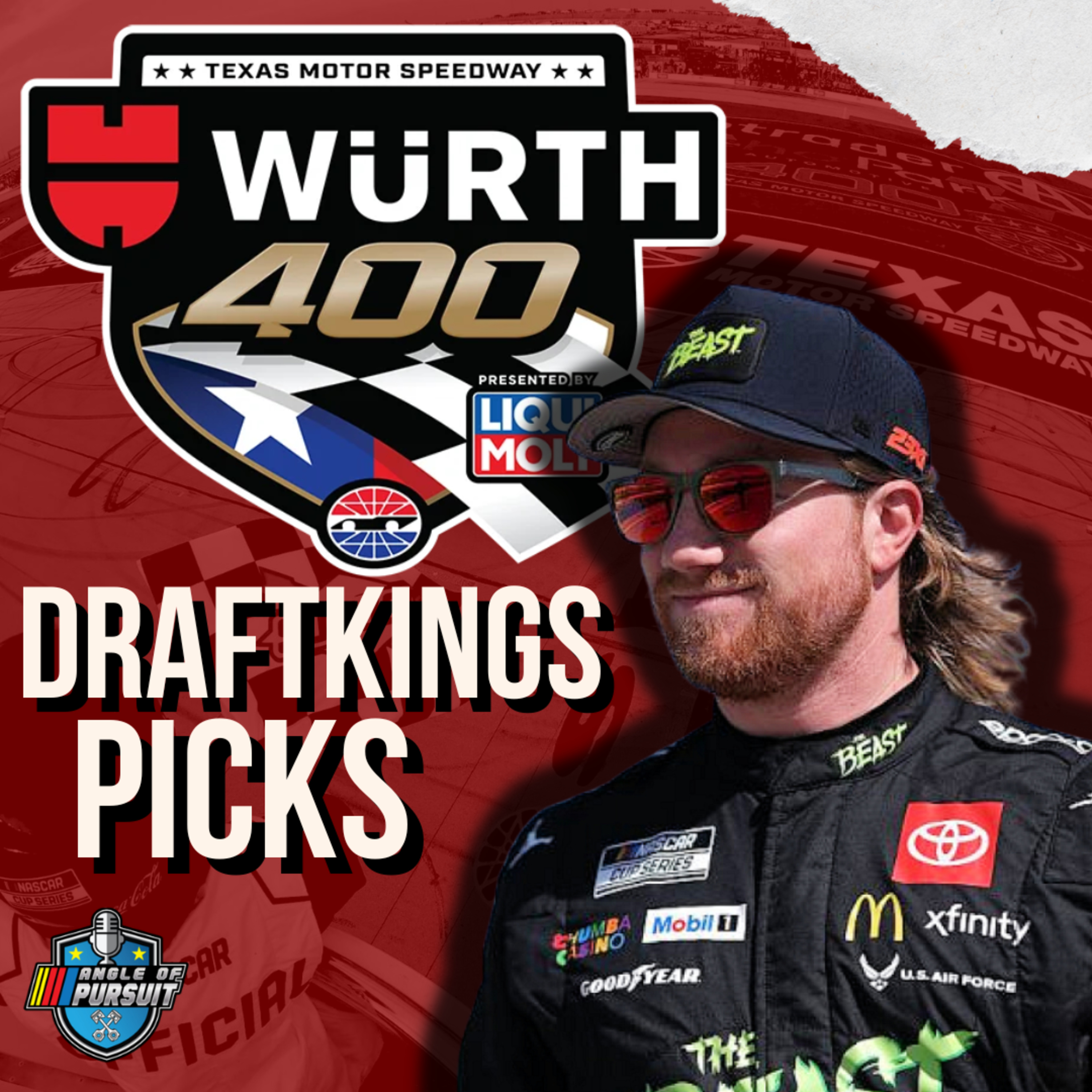 Wurth 400 DFS Picks: Top Texas DraftKings Picks episode artwork