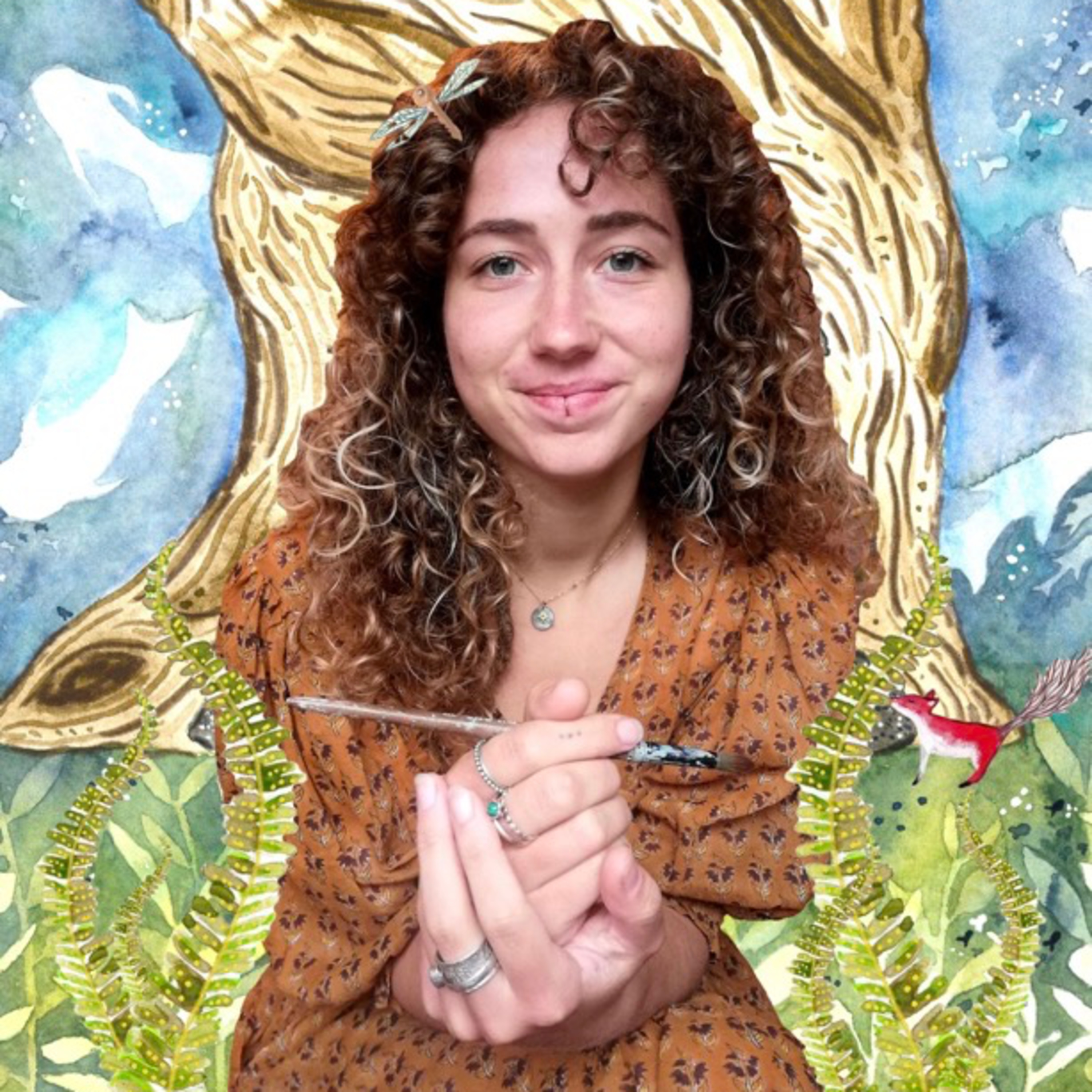 ⓦ 398 Poetry and Art mit der Illustratorin Luna Fox aus 🍀 Irland episode artwork