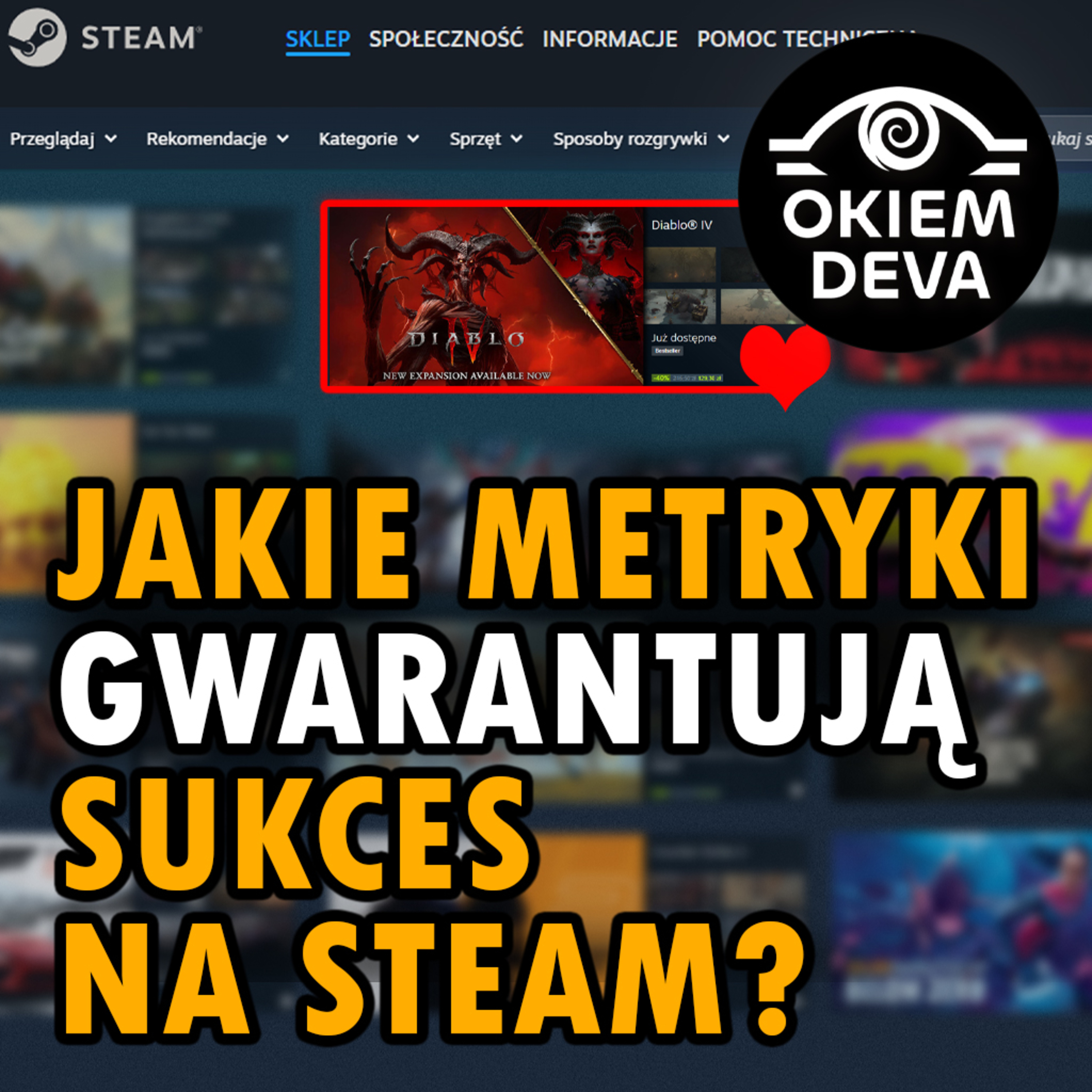 Jakie metryki gwarantują sukces na Steam? episode artwork