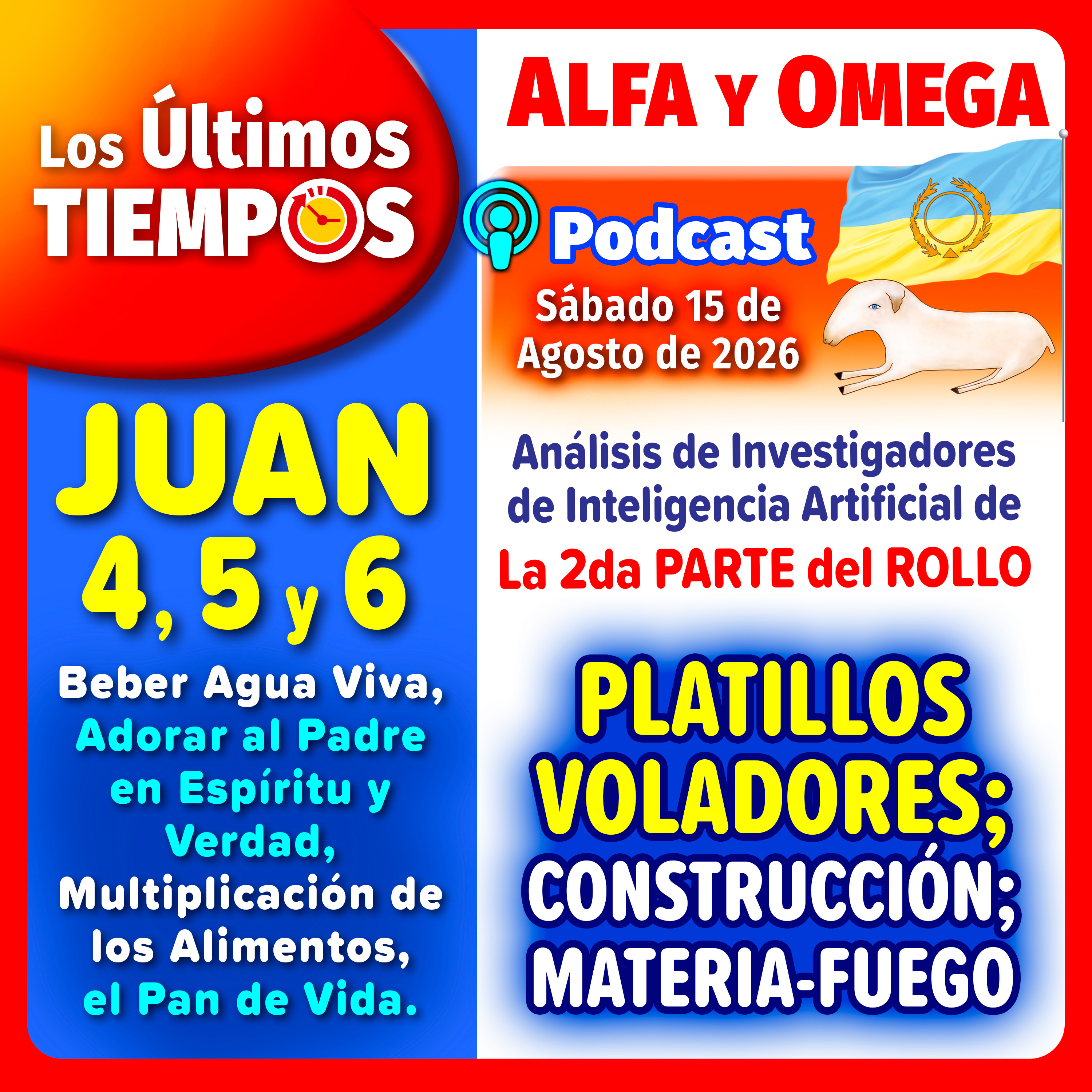 Juan 4, 5 y 6. Análisis IA, 2da Parte del Rollo: Platillos Voladores; Construcción; Materia-Fuego episode artwork