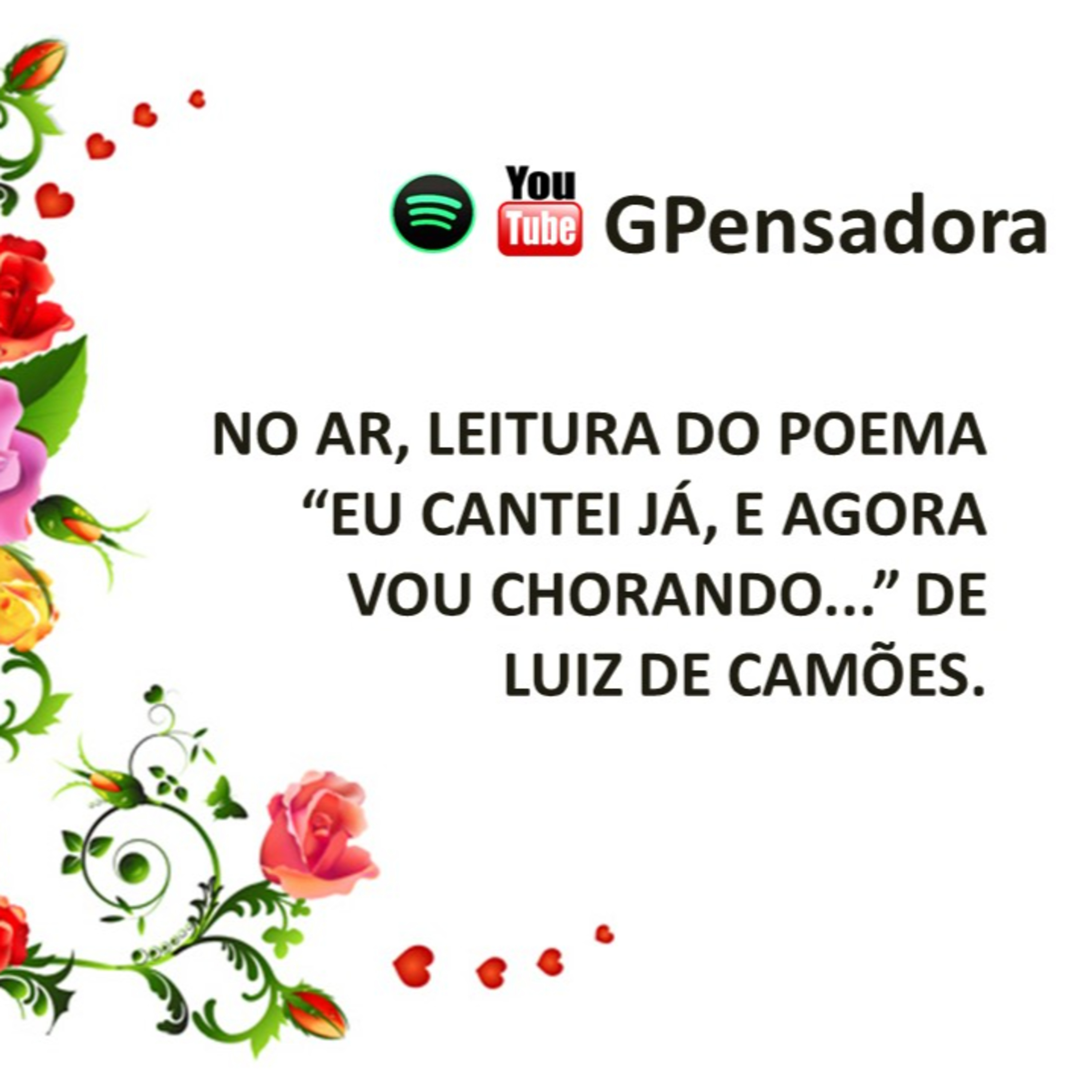 Pílula Poética: leitura do poema “Eu cantei já, e agora vou chorando...”, de Luís de Camões episode artwork
