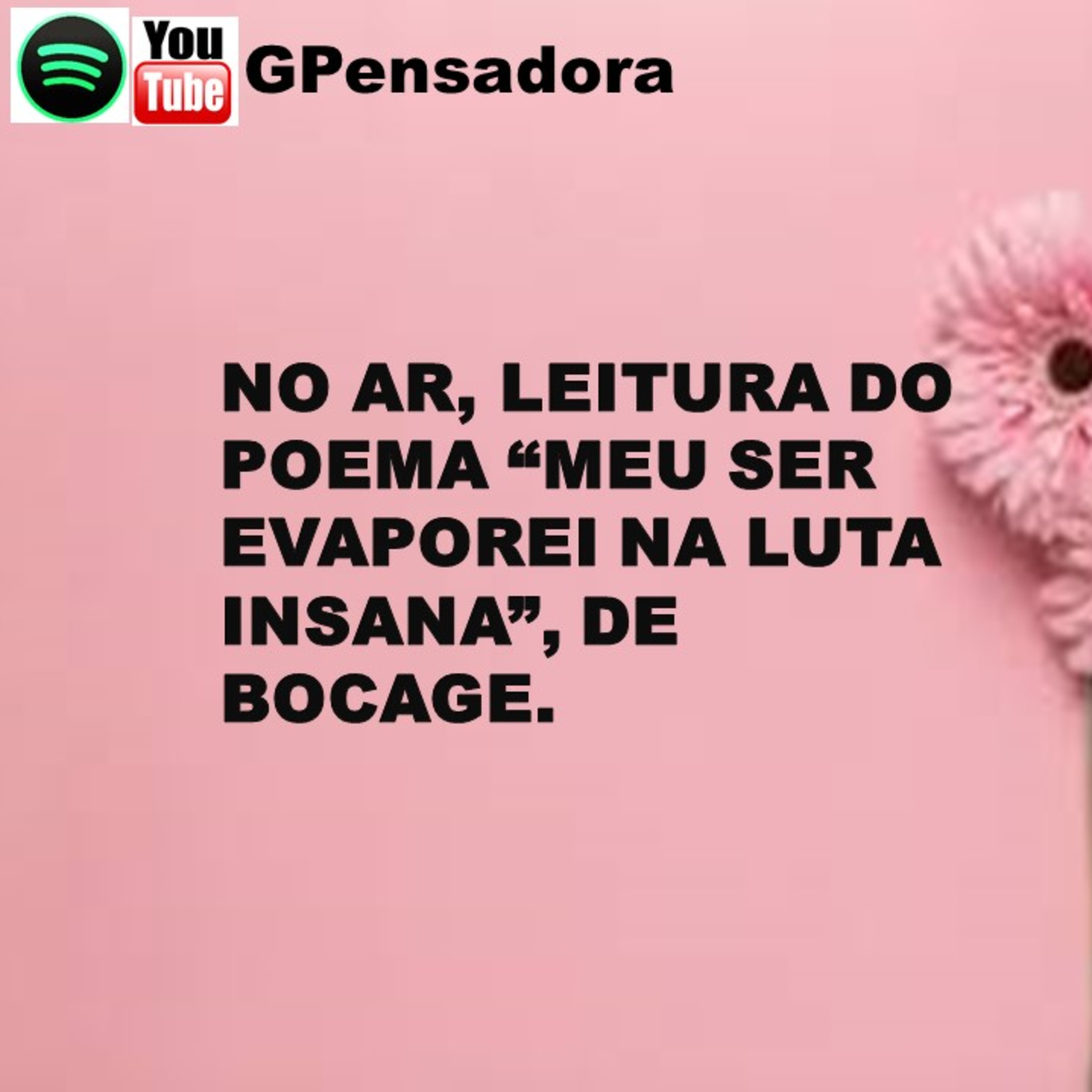 Pílula Poética: leitura do poema “Meu ser evaporei na luta insana”, de Bocage episode artwork