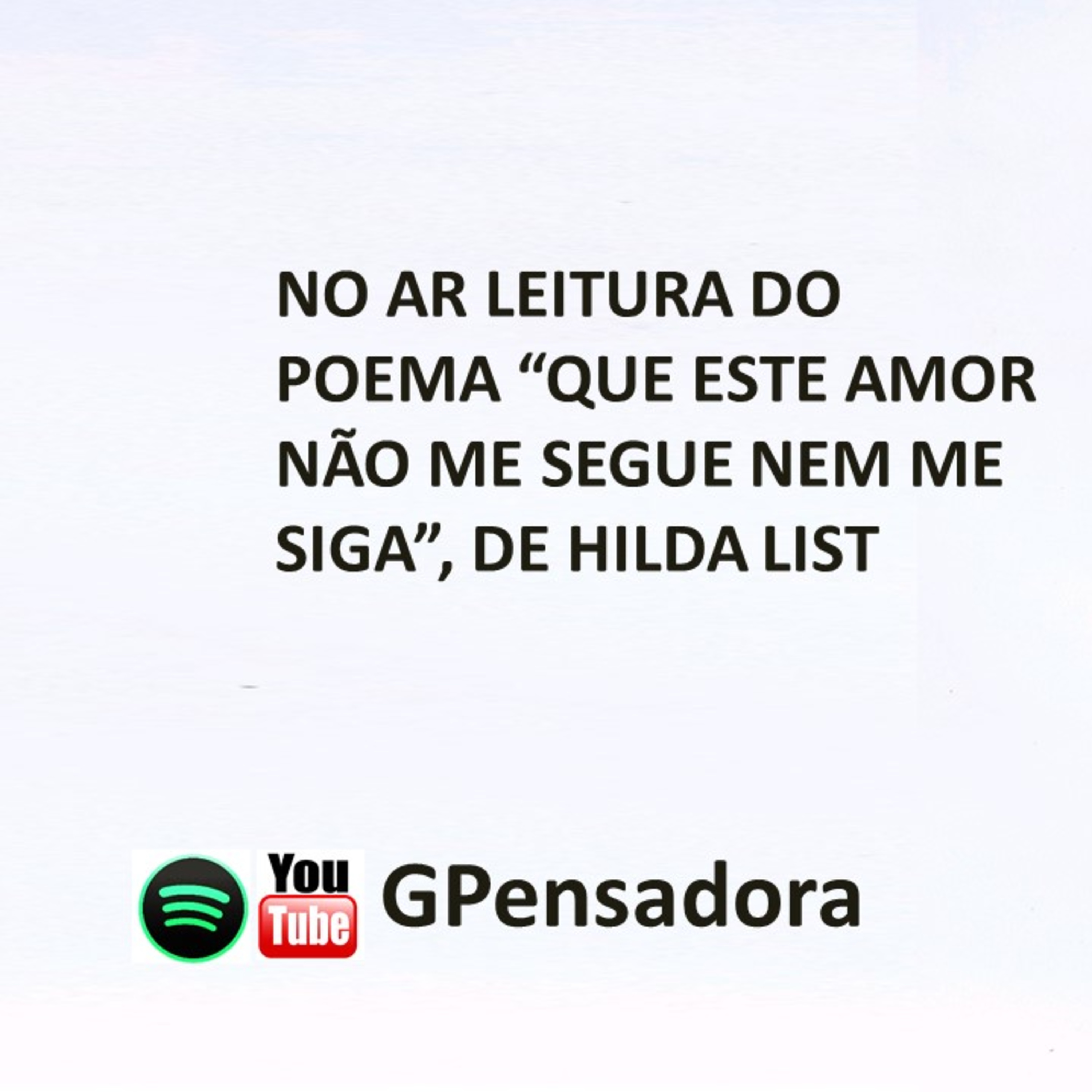 Pílula Poética: leitura do poema “Que este amor não me cegue nem me siga”, de Hilda Hilst episode artwork