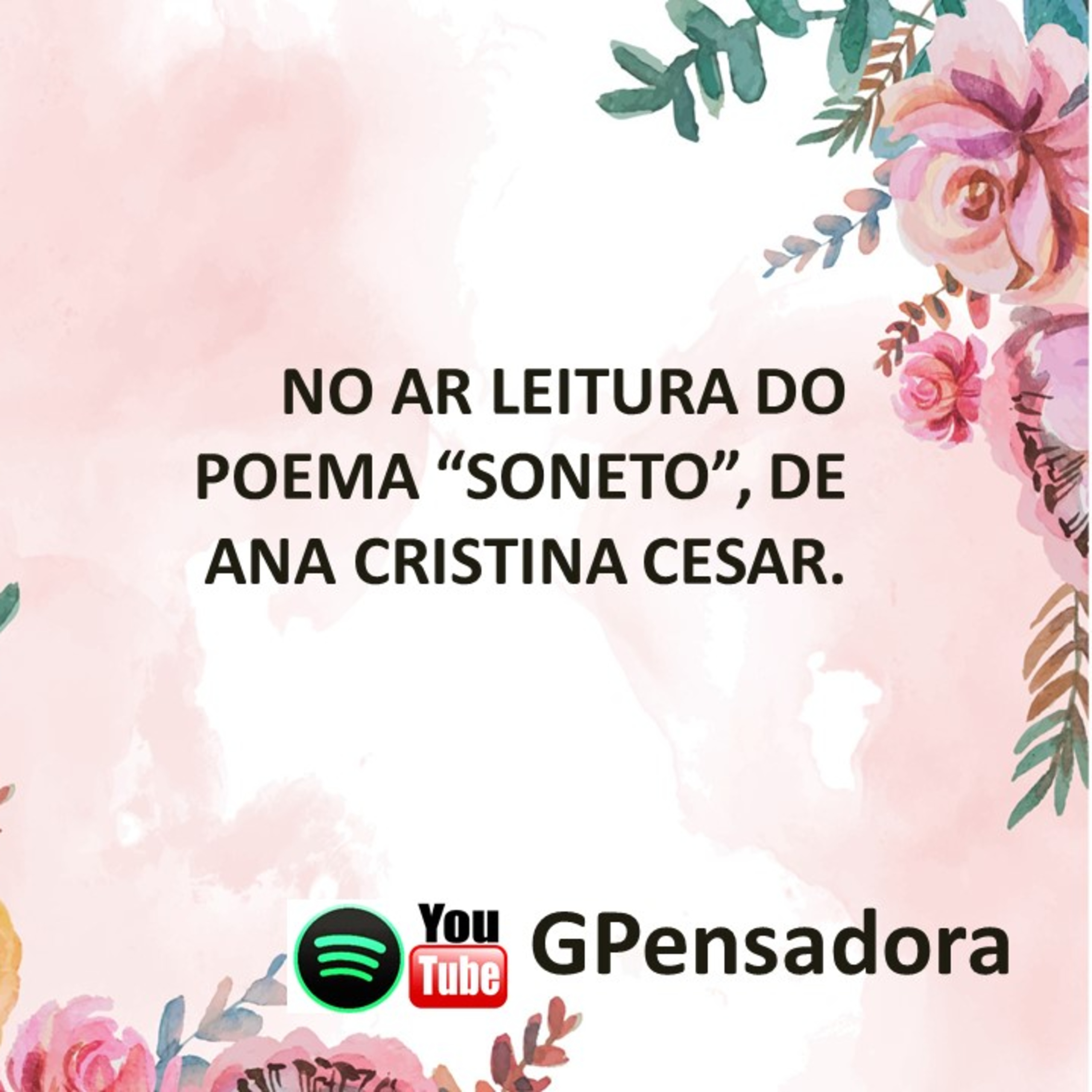 Pílula Poética: leitura do poema “Soneto”, de Ana Cristina Cesar episode artwork