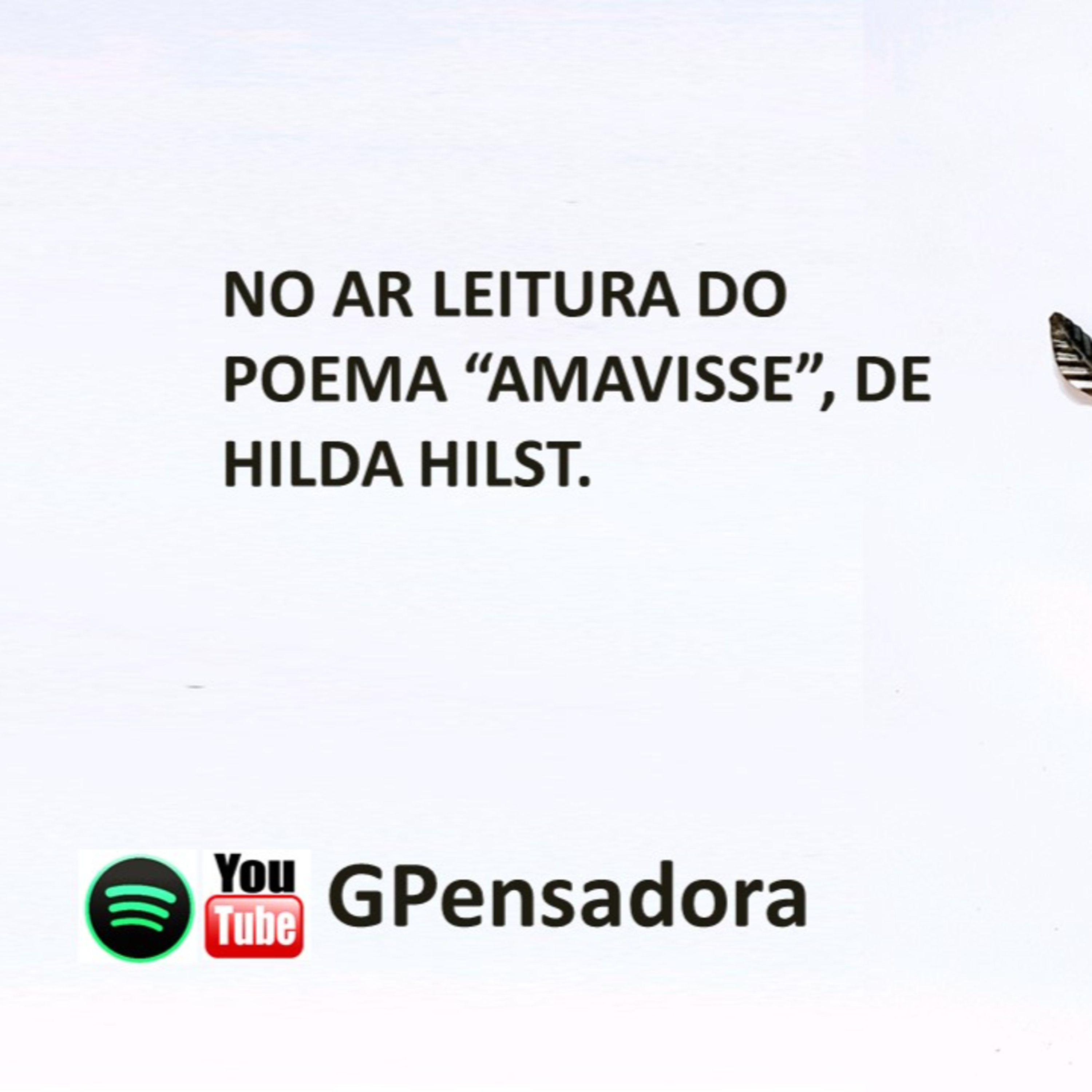 Pílula Poética: leitura do poema “Amavisse”, de Hilda Hilst episode artwork
