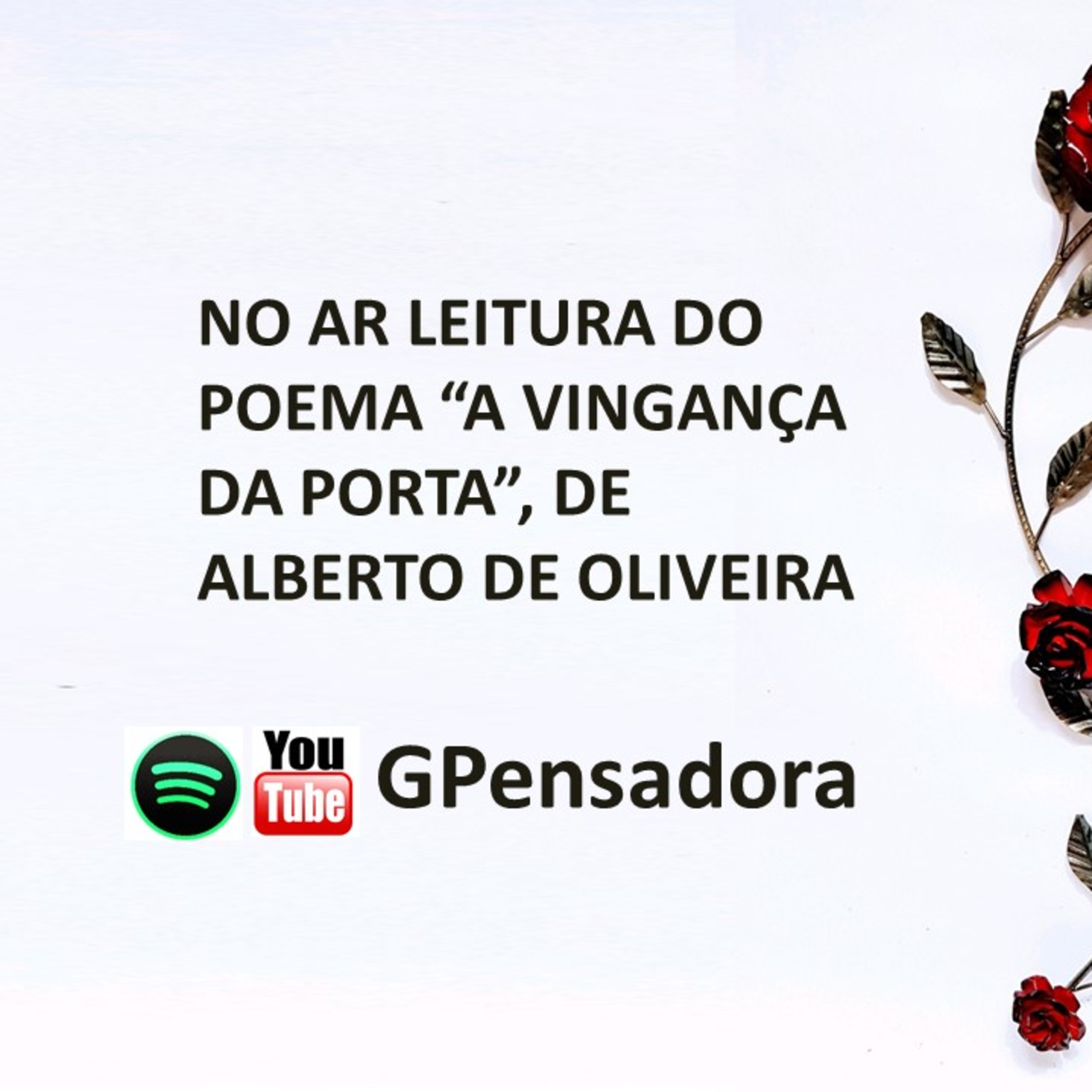 Pílula Poética: leitura do poema “A vingança da porta”, de Alberto de Oliveira episode artwork