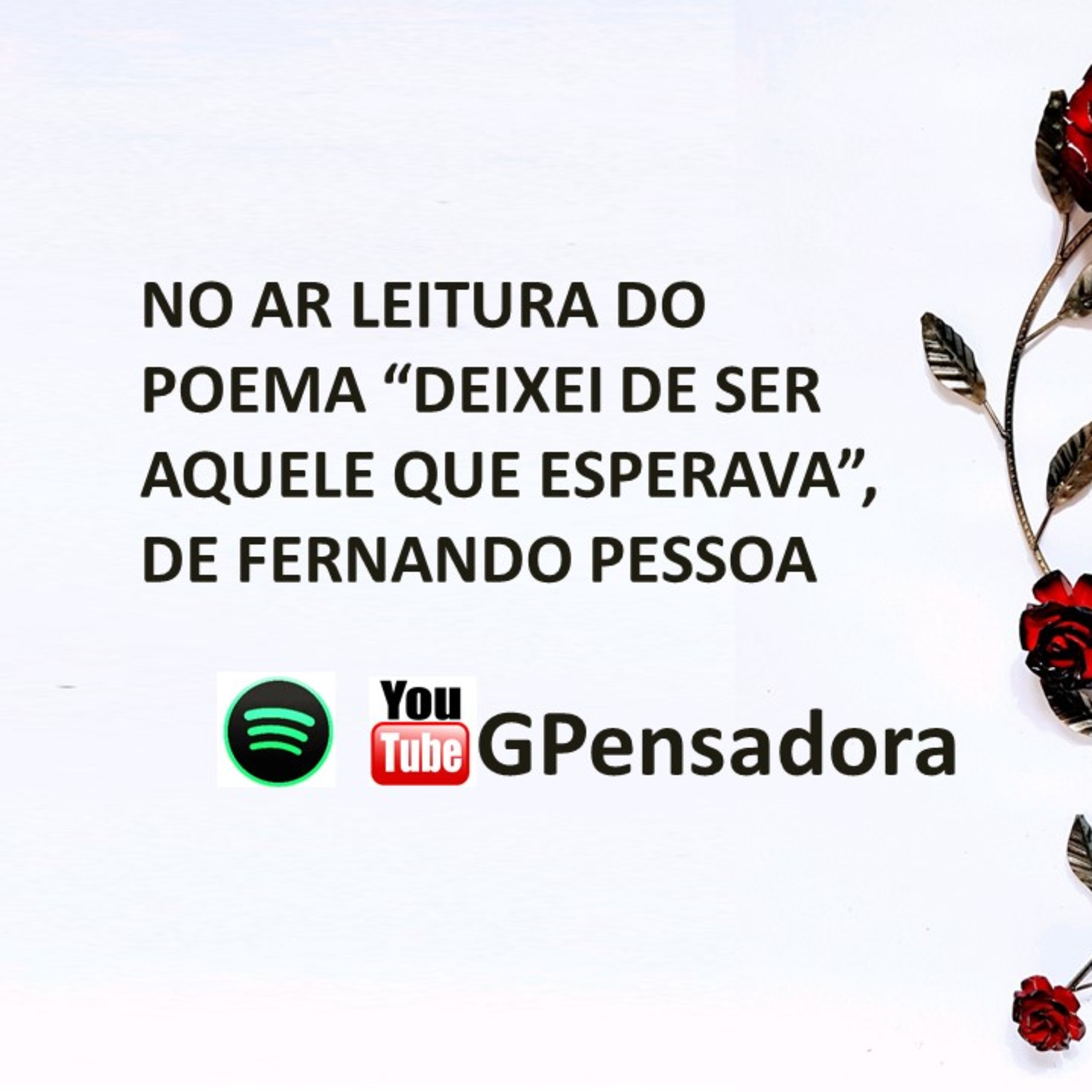 Pílula Poética: leitura do poema “Deixei de ser aquele que esperava”, de Fernando Pessoa episode artwork