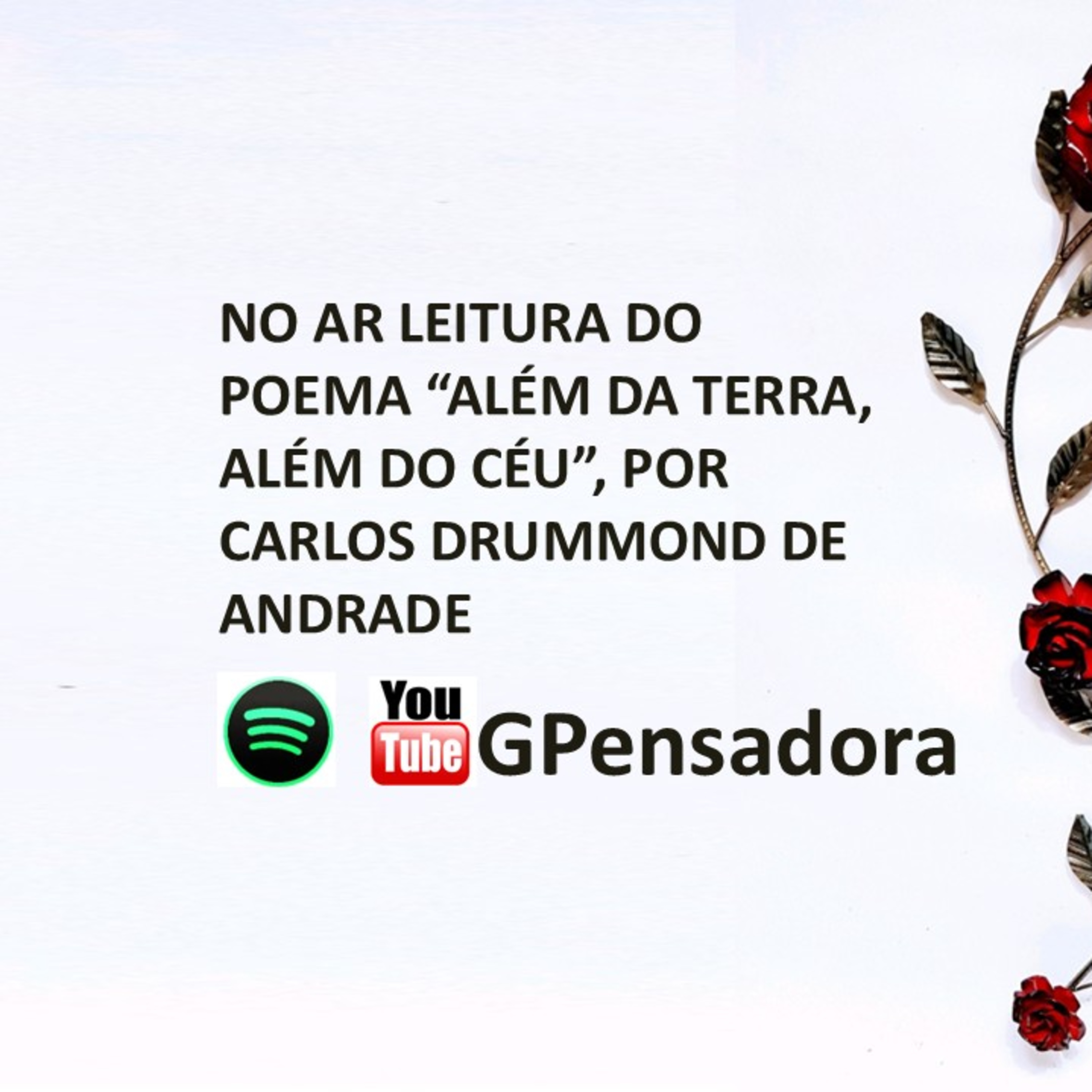 Pílula Poética: leitura do poema “Além da terra, além do céu”, de Carlos Drummond de Andrade episode artwork