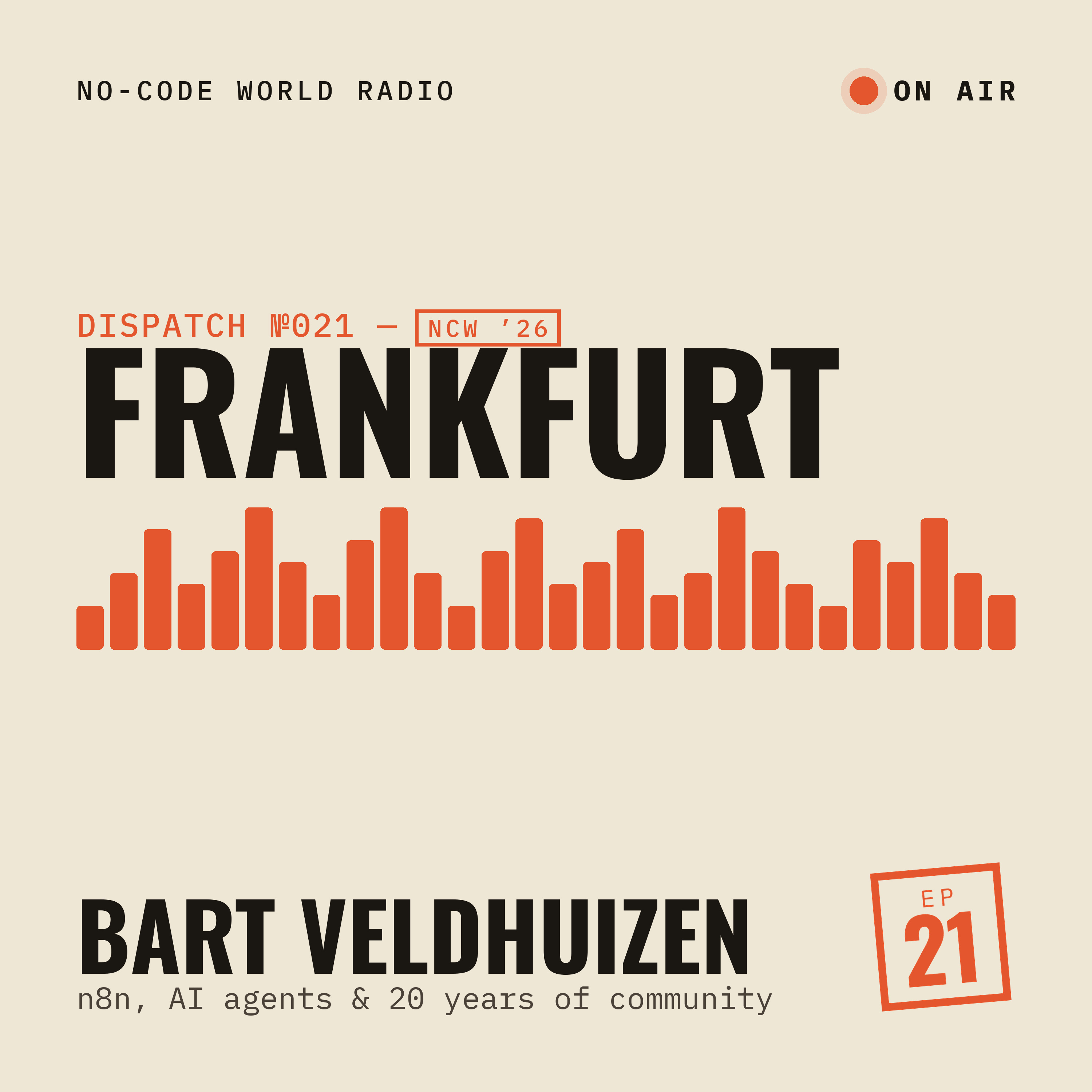 #21: In Frankfurt, Bart Veldhuizen explains why giving your bank account to an AI agent is still a terrible idea episode artwork