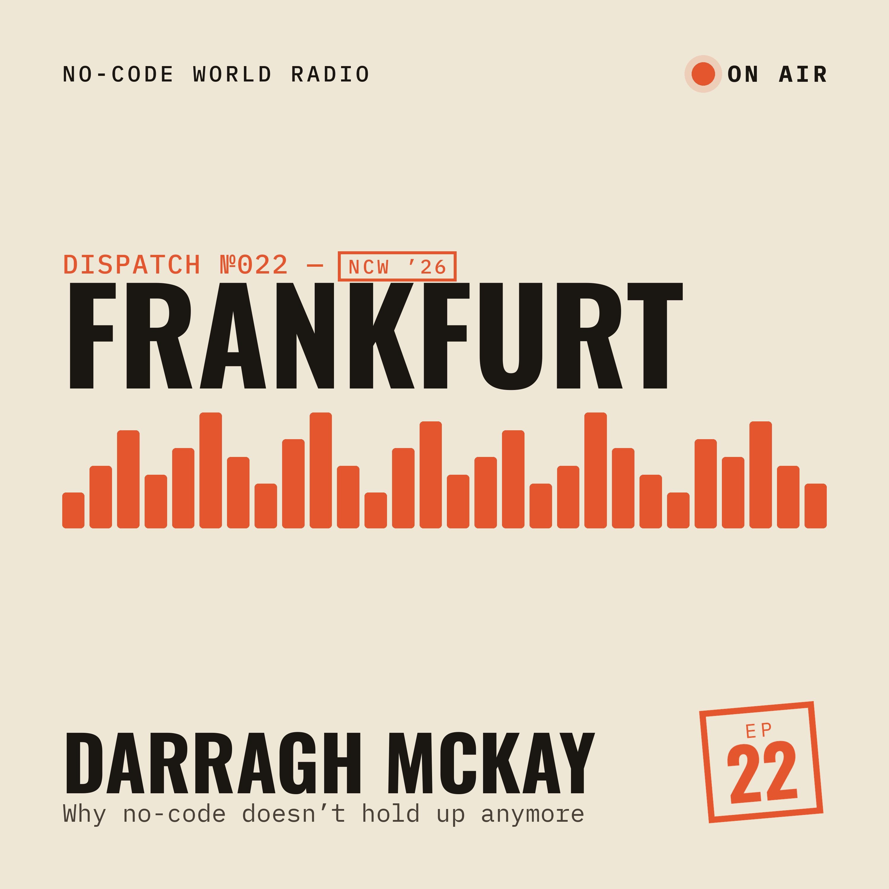 #22: In Frankfurt, Darragh McKay walks through the five-year arc of building Noloco episode artwork