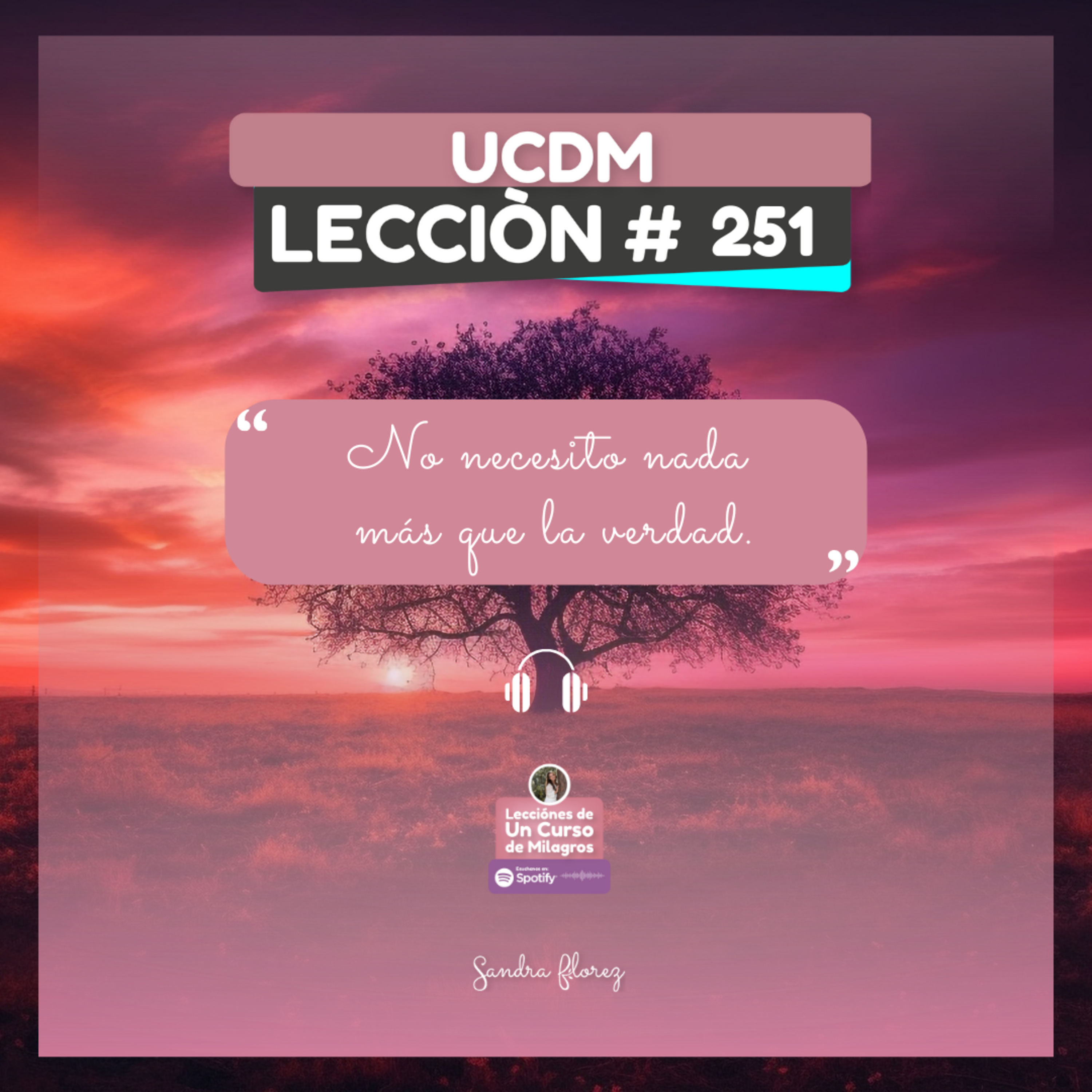 LECCIÓN # 251 Un Curso de Milagros  episode artwork