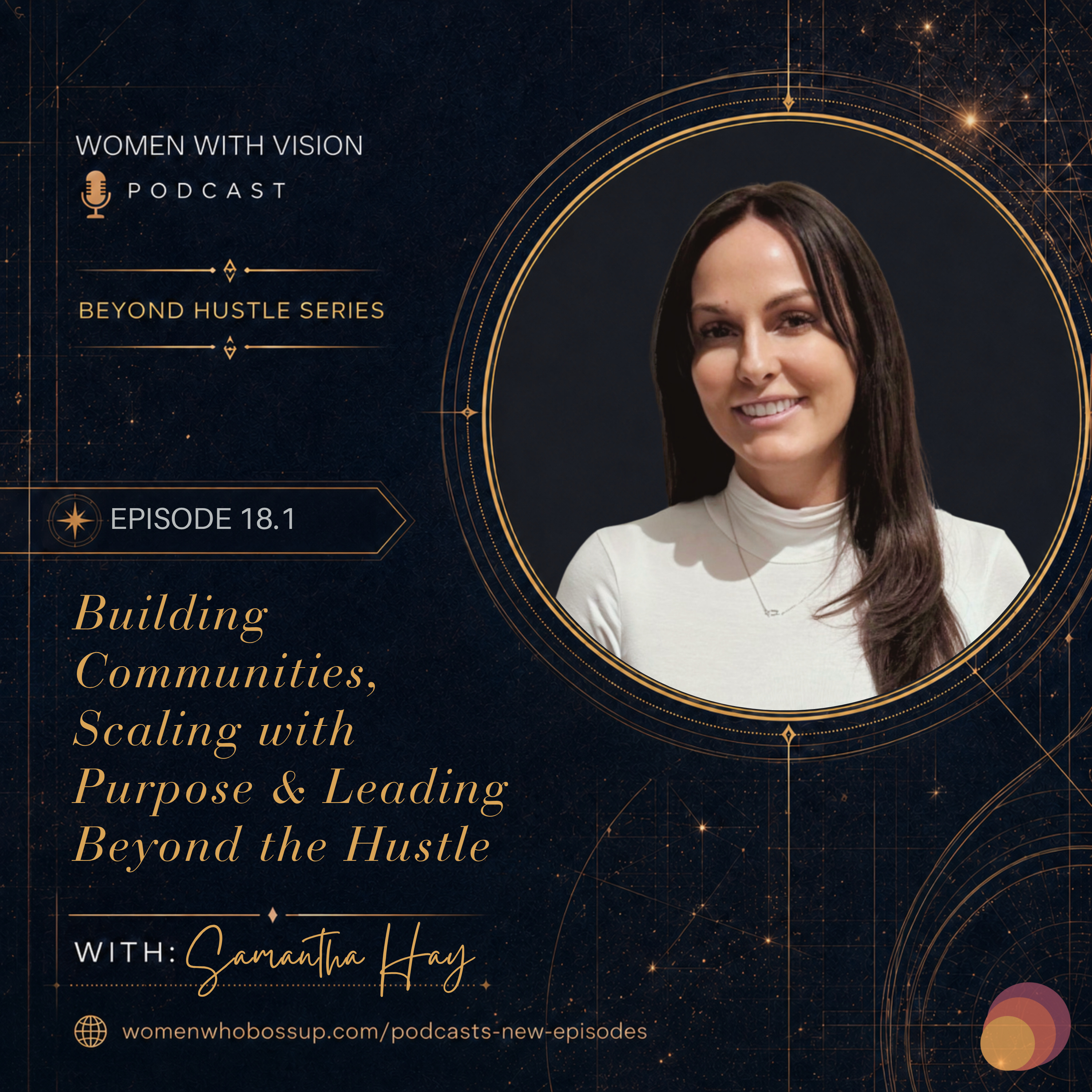 Episode 18.1 Building Communities, Scaling with Purpose & Leading Beyond the Hustle with Samantha Hay episode artwork