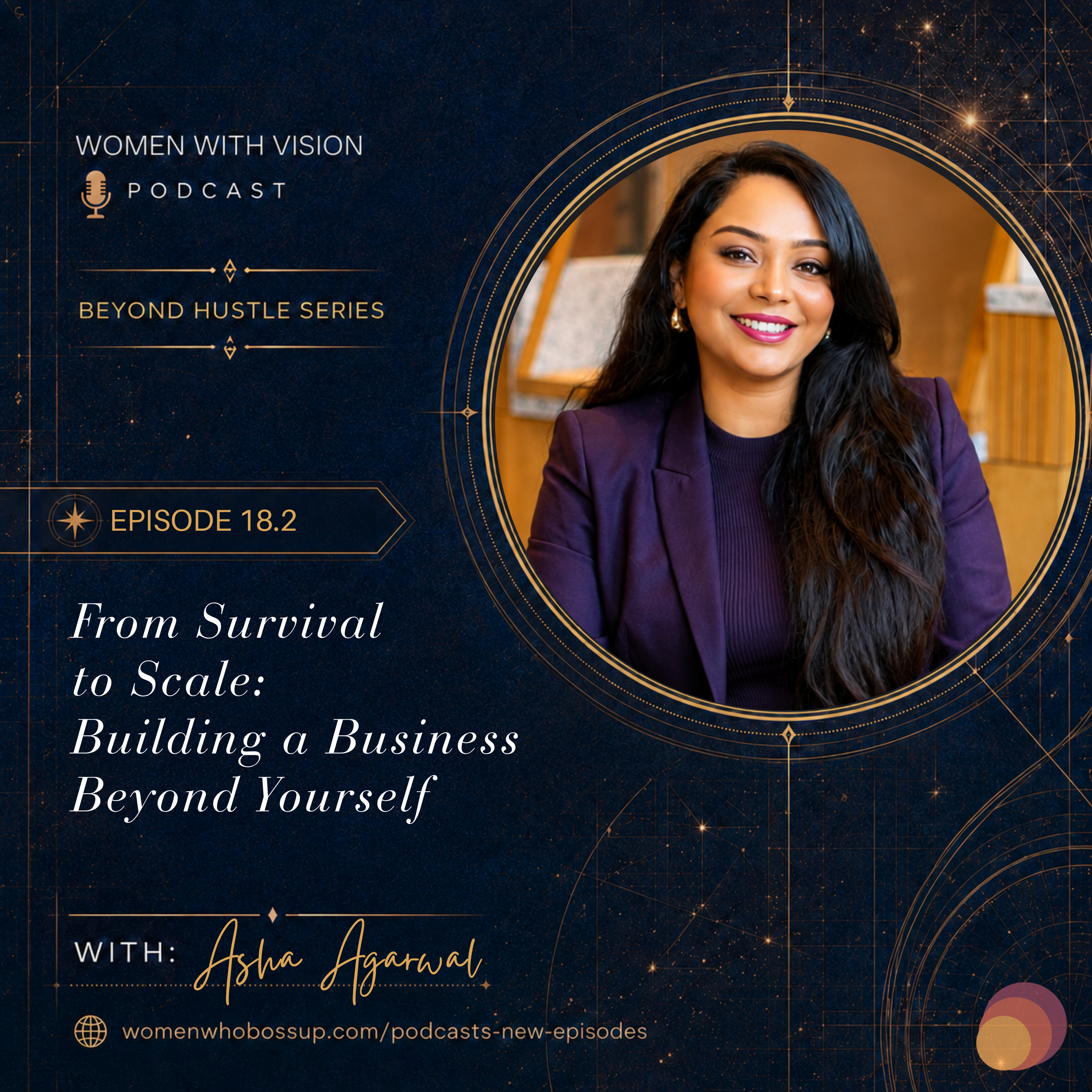 Episode: 18.2 From Survival to Scale: Building a Business Beyond Yourself with Asha Agarwal episode artwork