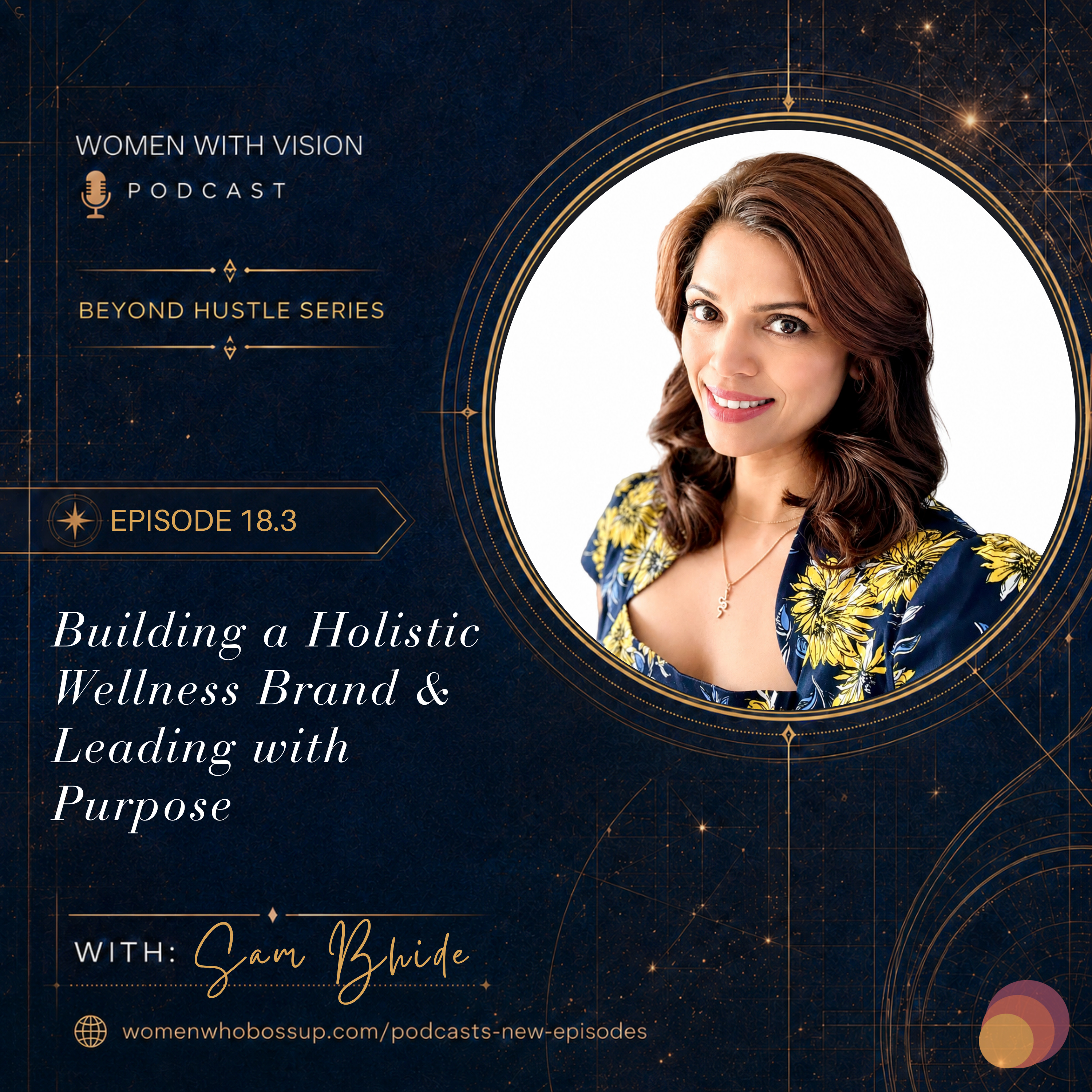 Episode 18.3 Building a Holistic Wellness Brand & Leading with Purpose with Sam Bhide episode artwork