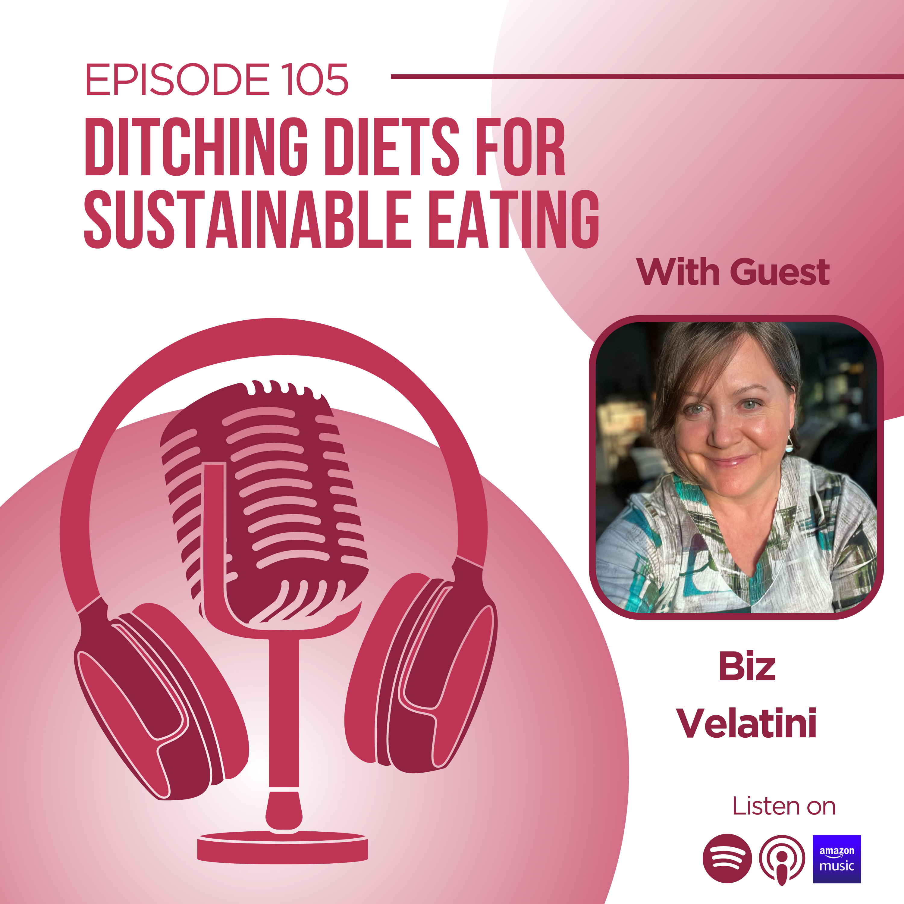 Ep. 105: Ditching Diets For Sustainable Eating episode artwork