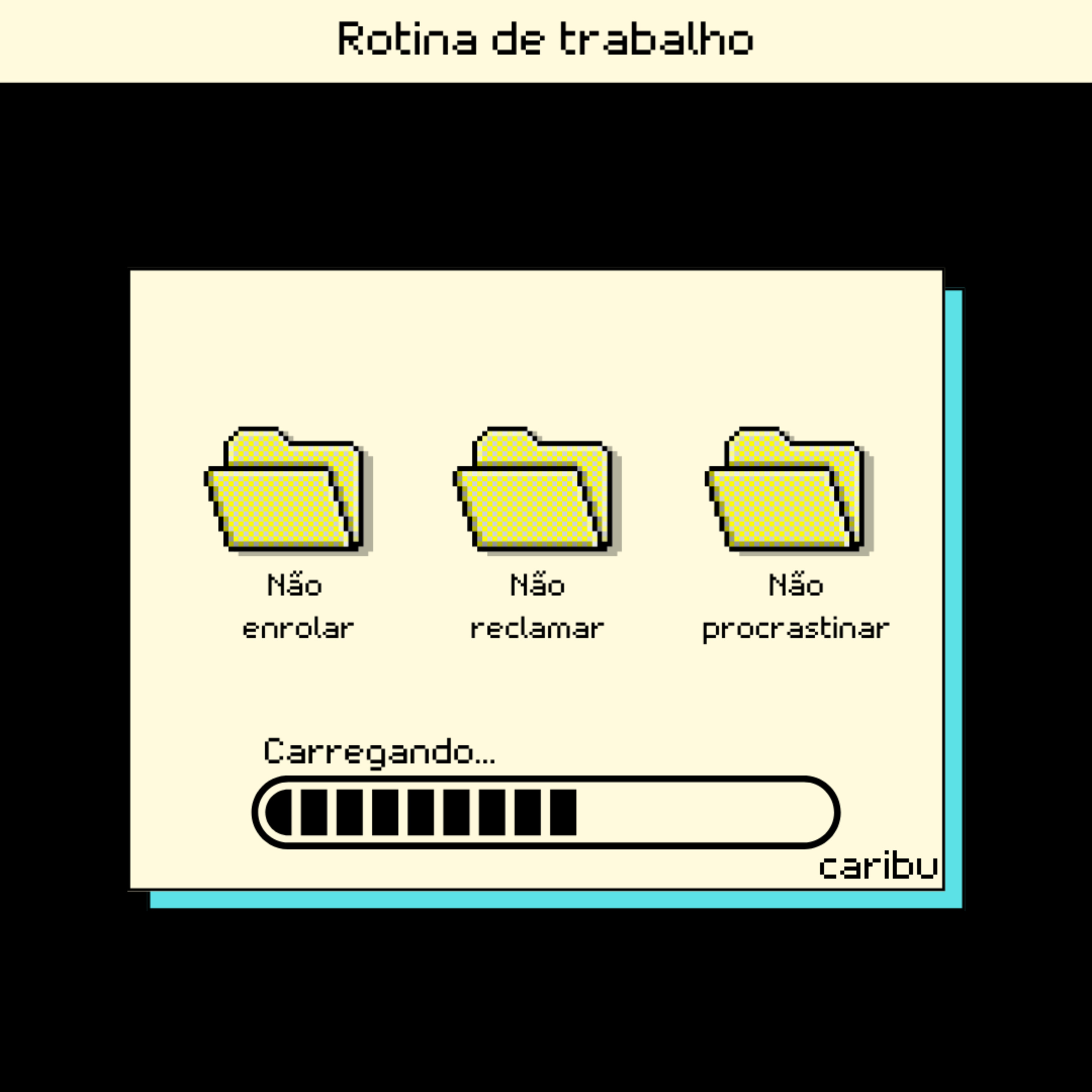 Rotina de trabalho episode artwork