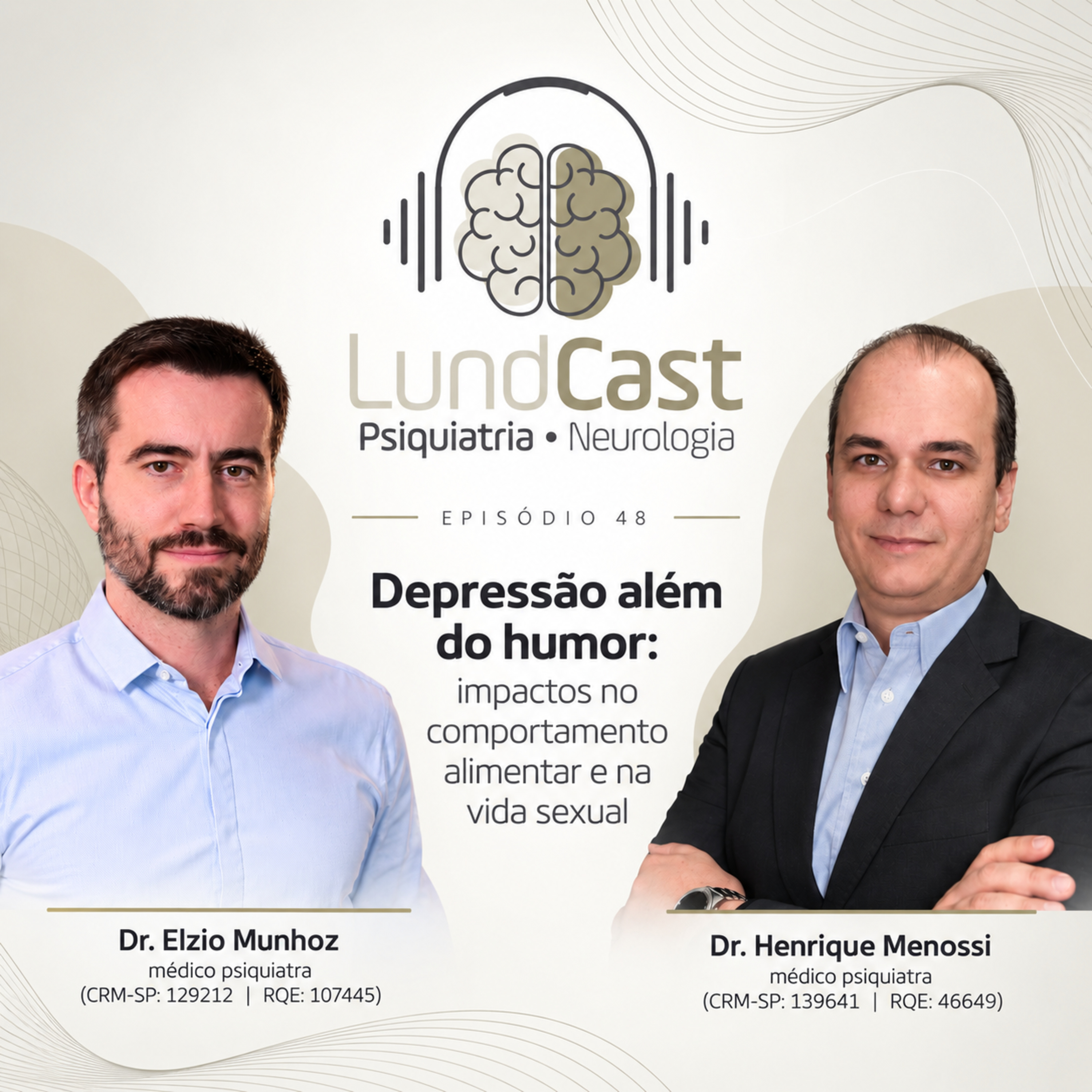 LundCast 48 - Depressão além do humor: impactos no comportamento alimentar e na vida sexual episode artwork