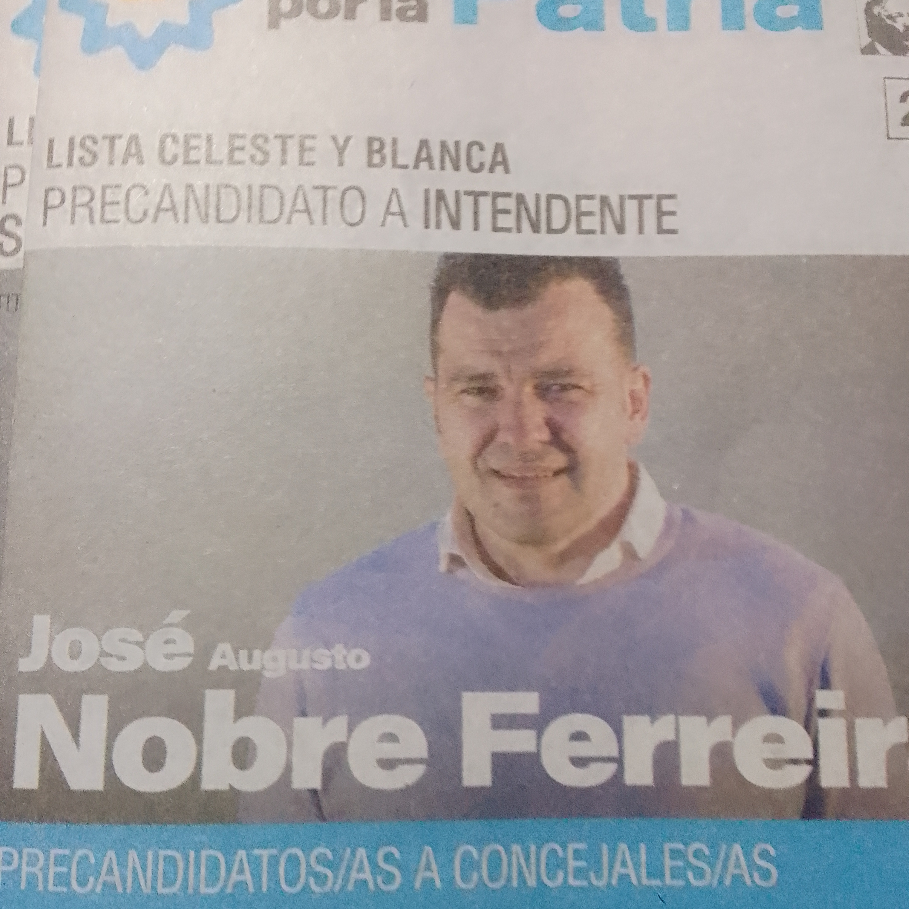 Precandidato a Intendente José Augusto Nobre Ferreira en Propuestas y Candidatos episode artwork