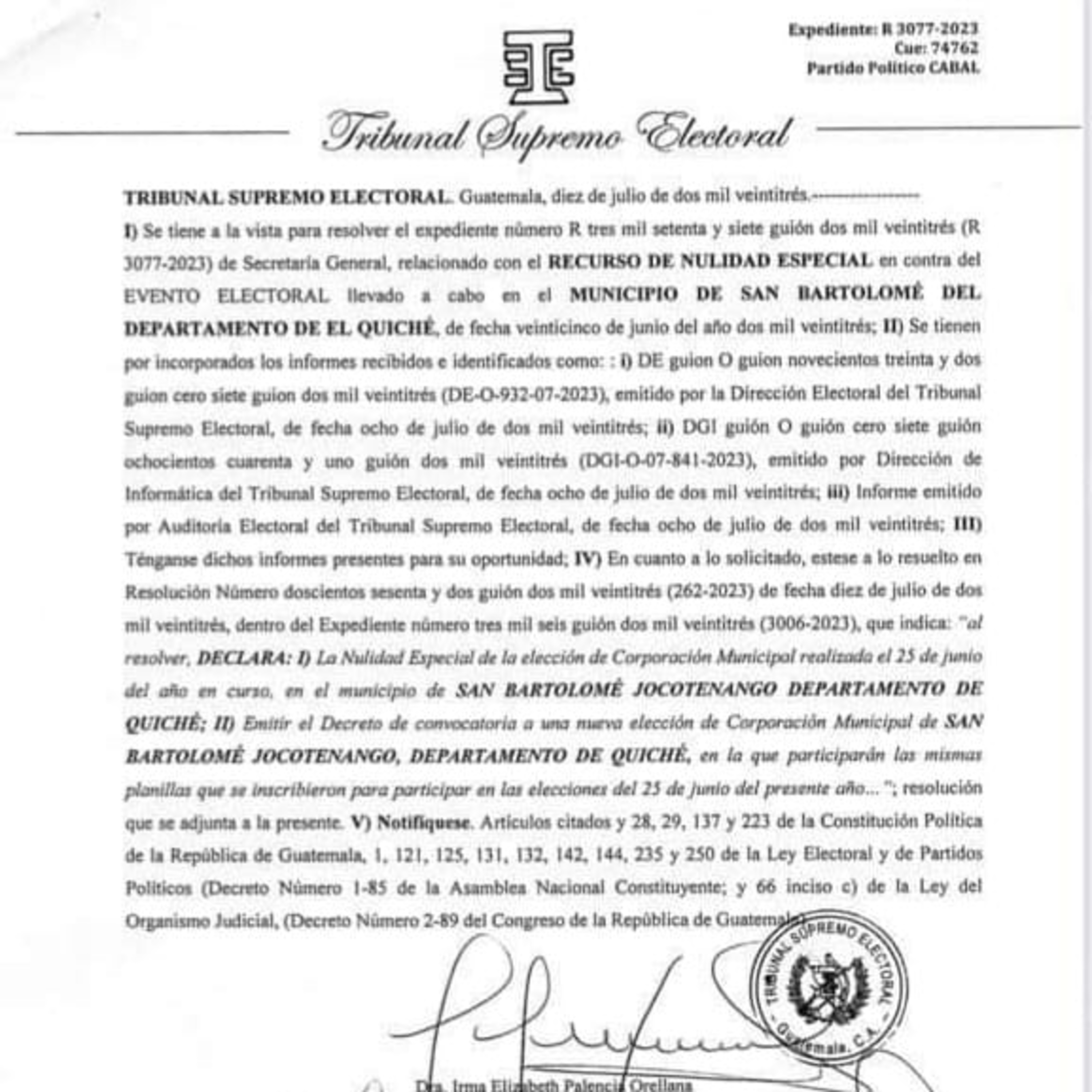 Elecciones municipales se repetirán en San Bartolome Jocotenango. episode artwork