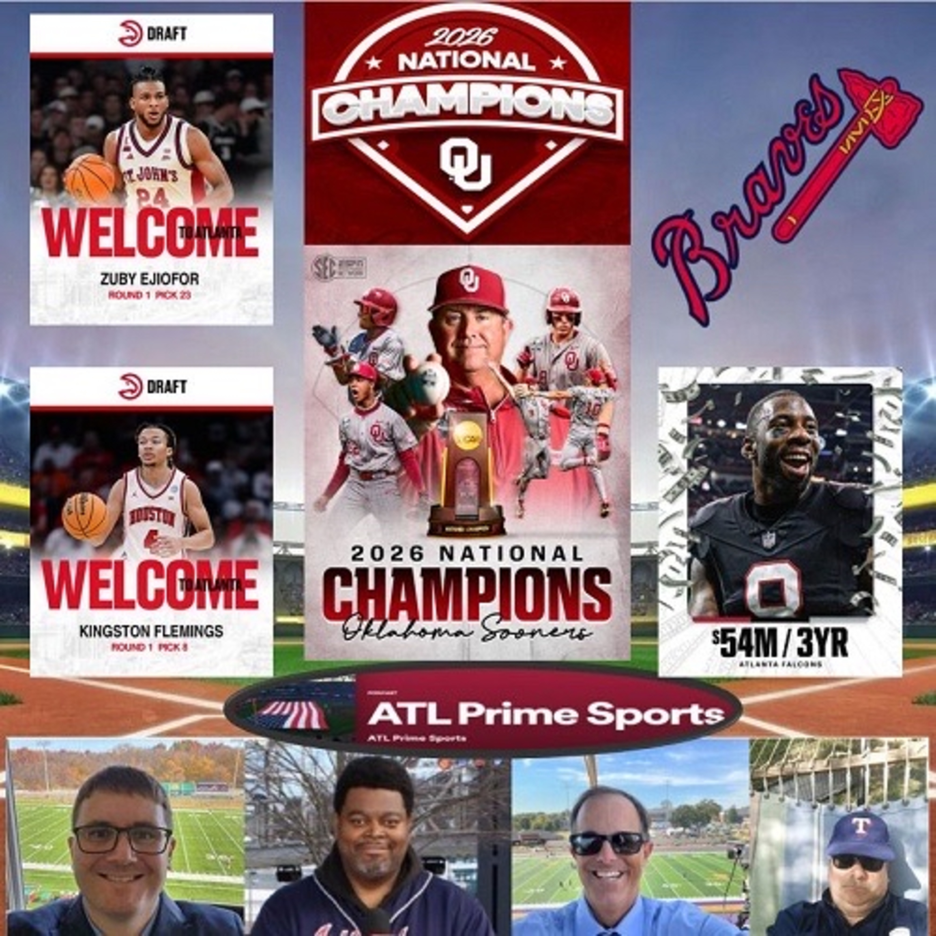 Kyle Pitts, Braves, and Hawks | Ep. 233 (6-24-26) episode artwork