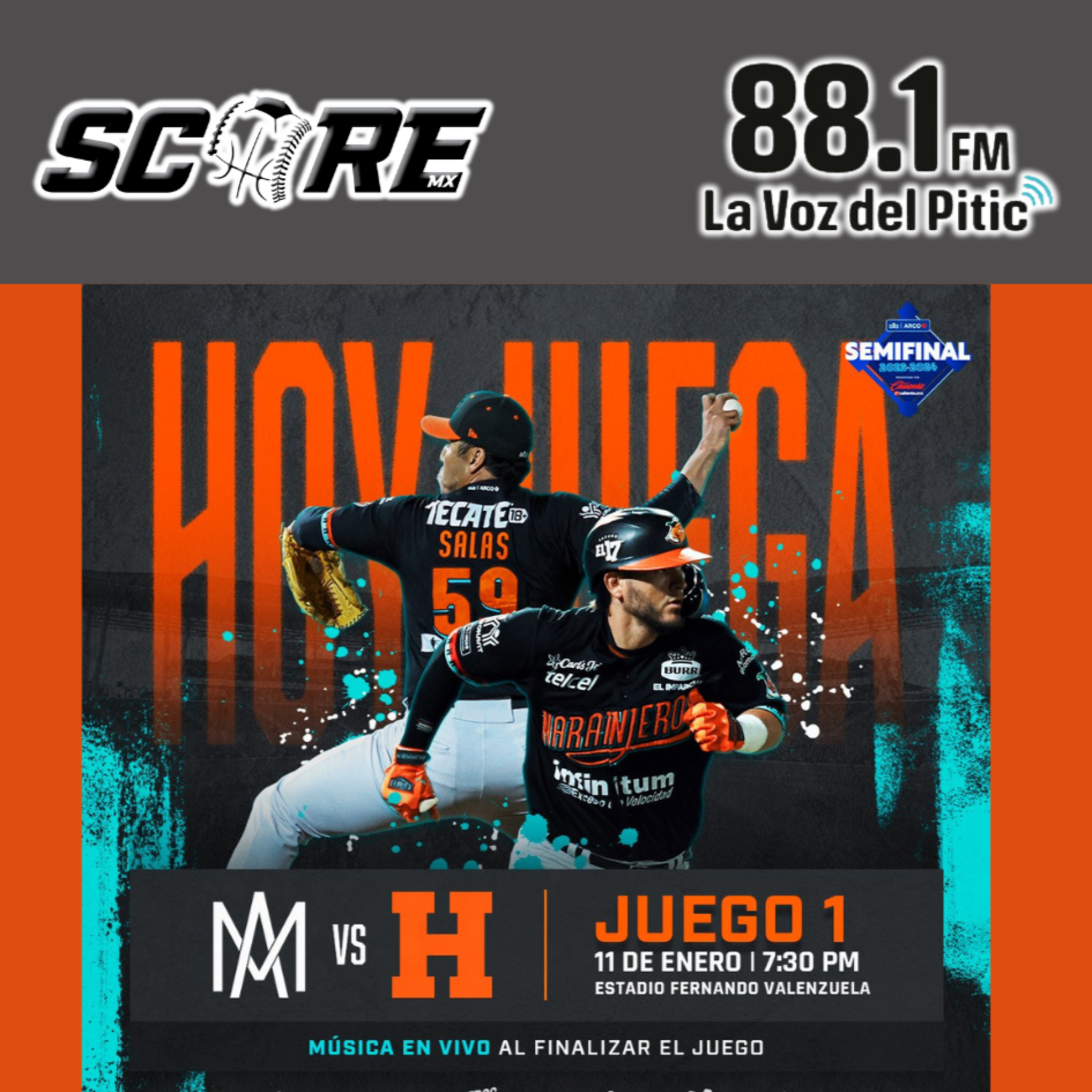 FM SCORE - LA VOZ DEL DEPORTE (Jueves 11 de enero) episode artwork