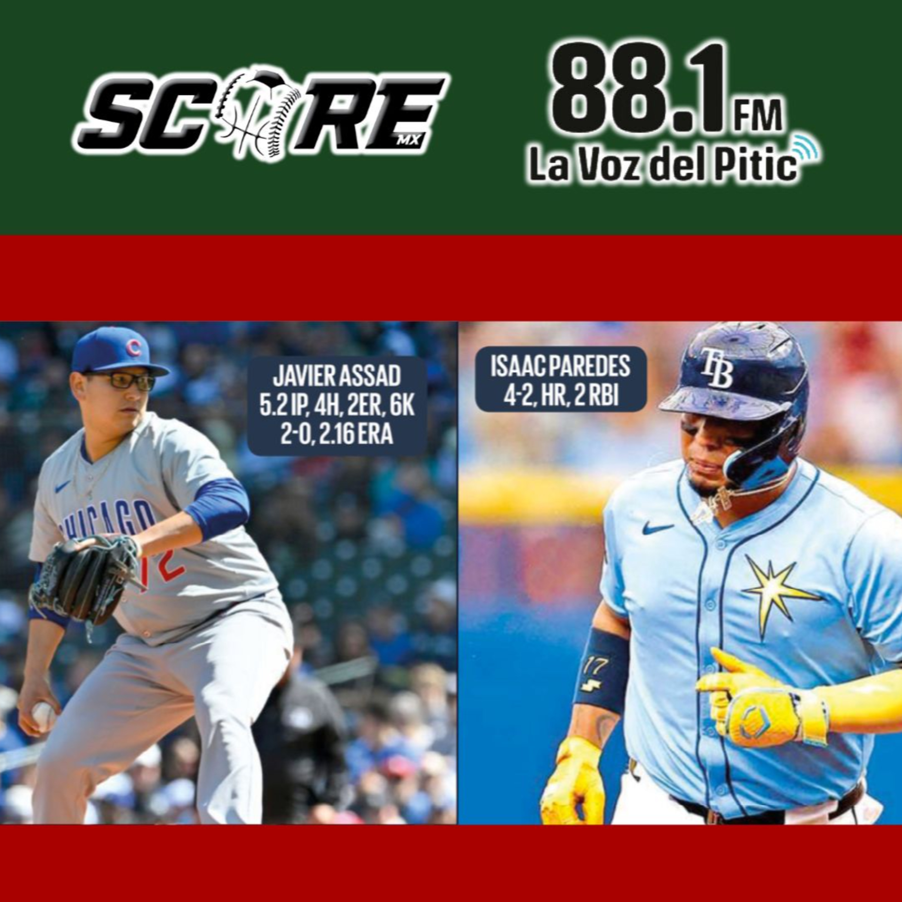 FM SCORE - LA VOZ DEL DEPORTE (Lunes 15 de abril) episode artwork