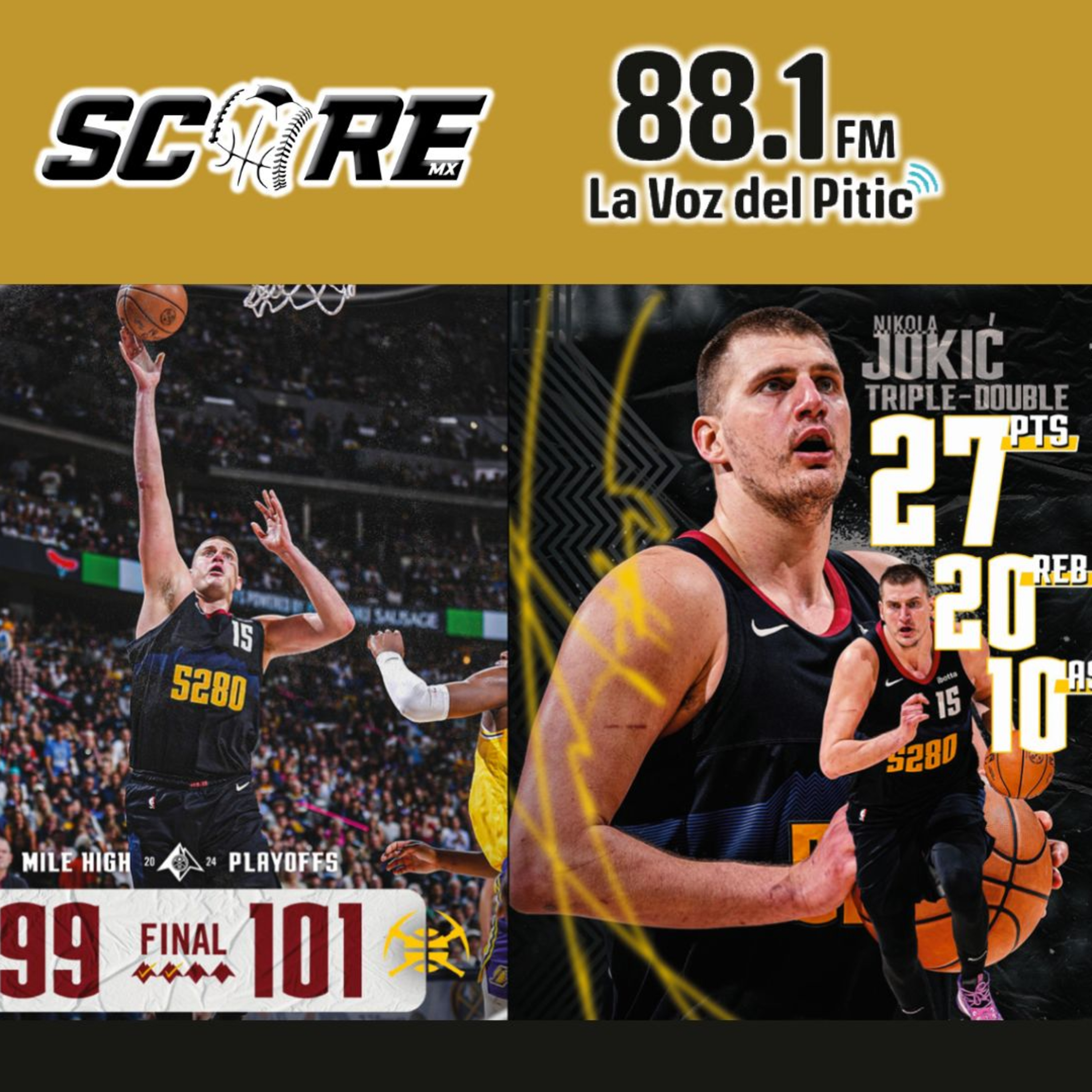 FM SCORE - LA VOZ DEL DEPORTE (Martes 23 de abril) episode artwork