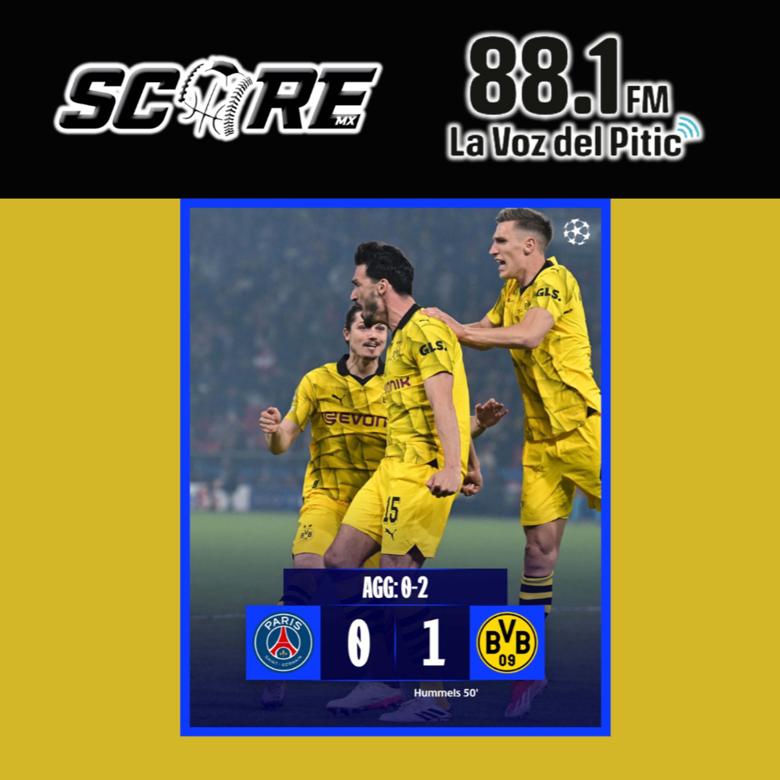 FM SCORE - LA VOZ DEL DEPORTE (Martes 7 de mayo) episode artwork