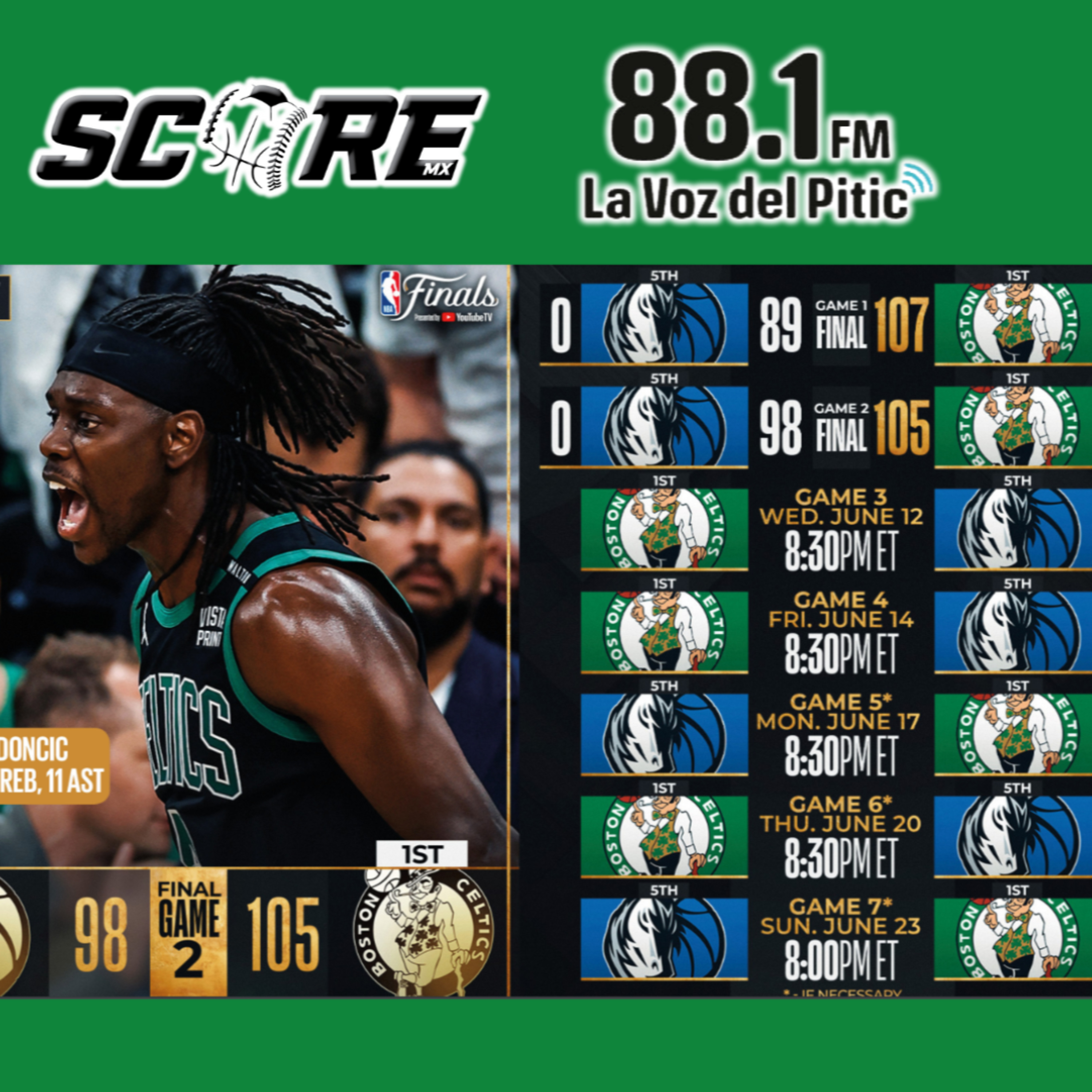 FM SCORE - LA VOZ DEL DEPORTE (Lunes 10 de junio) episode artwork