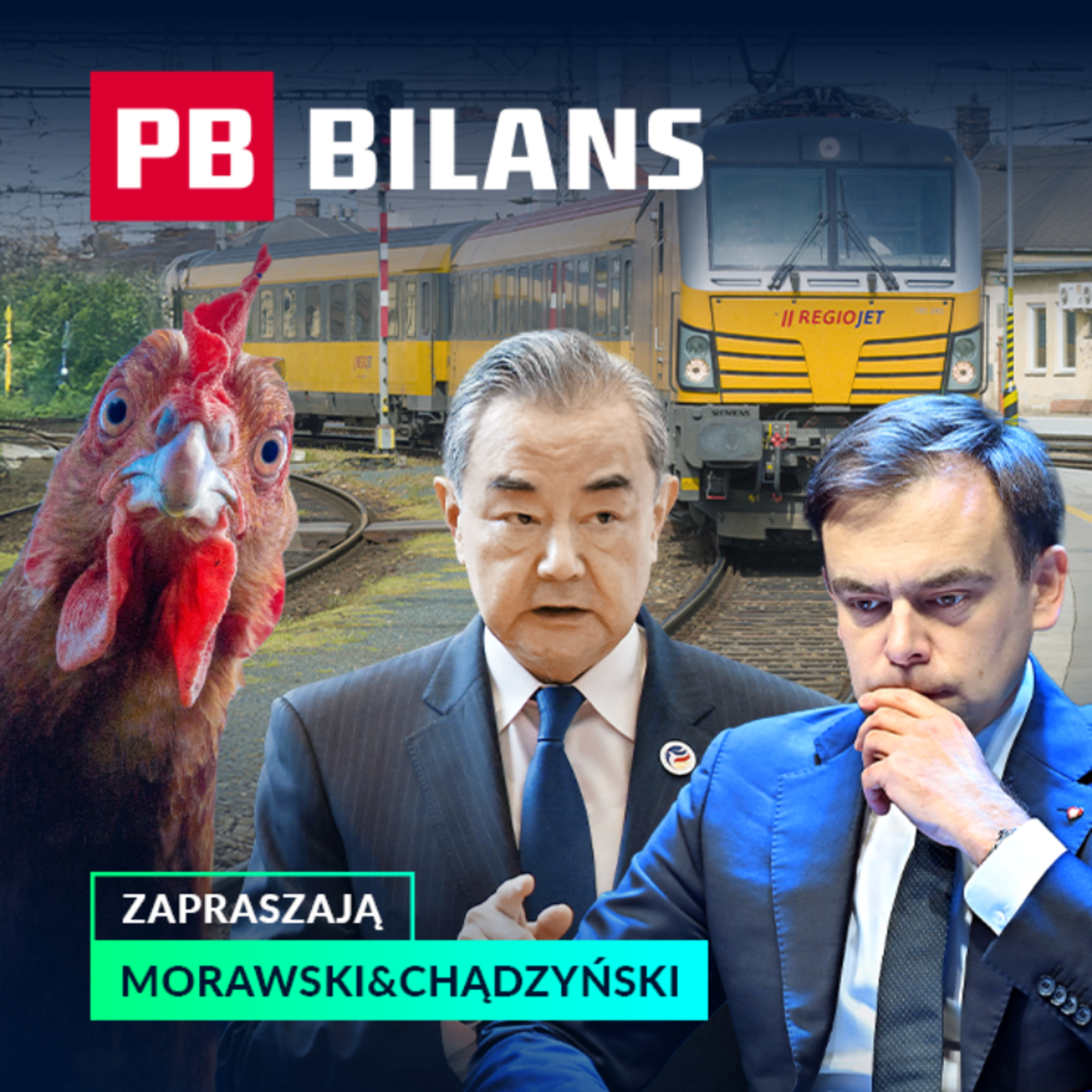 Płace hamują, Chiny otwierają się na polskie kurczaki, a Polska na czeskie pociągi. PB BILANS