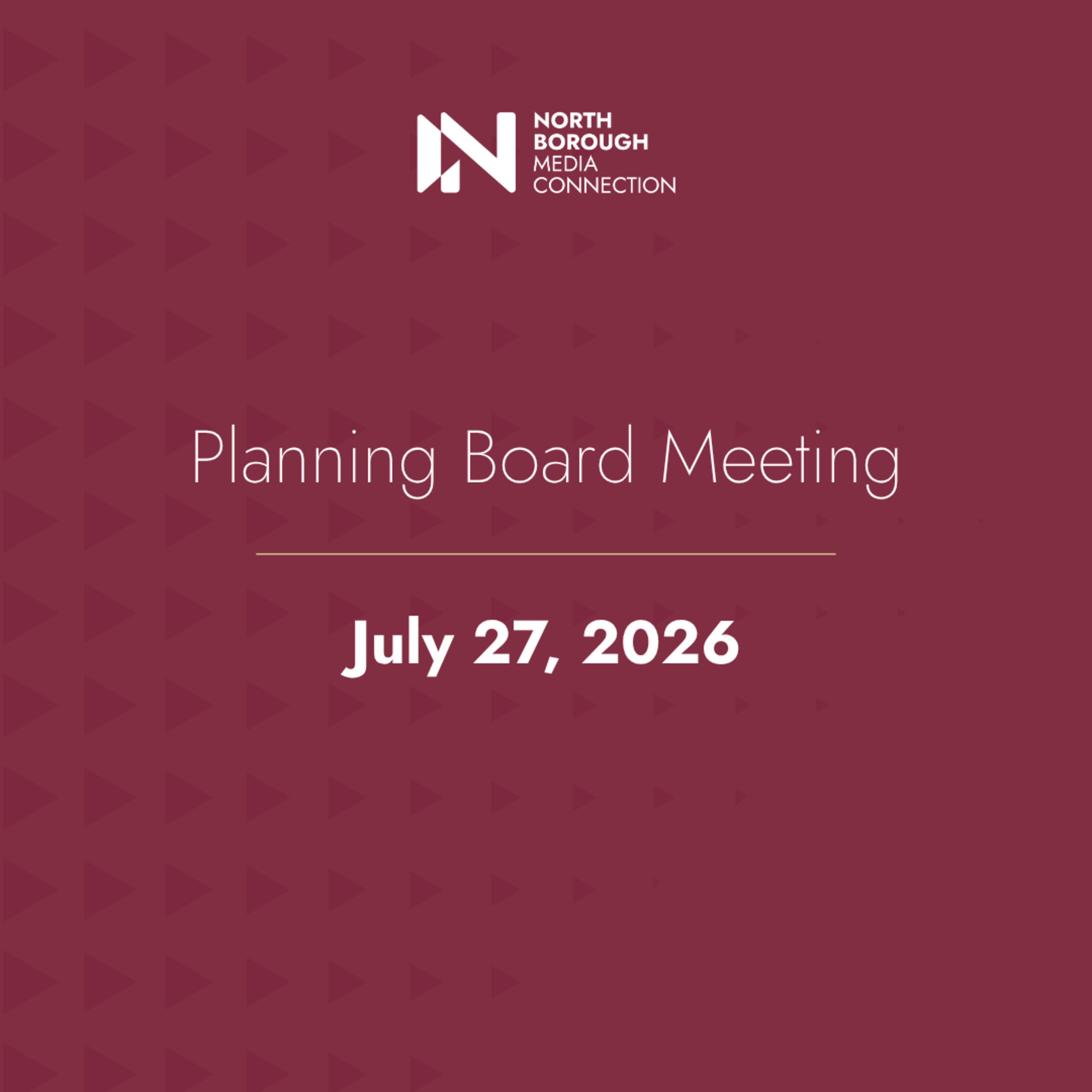 Planning Board July 27, 2026 episode artwork
