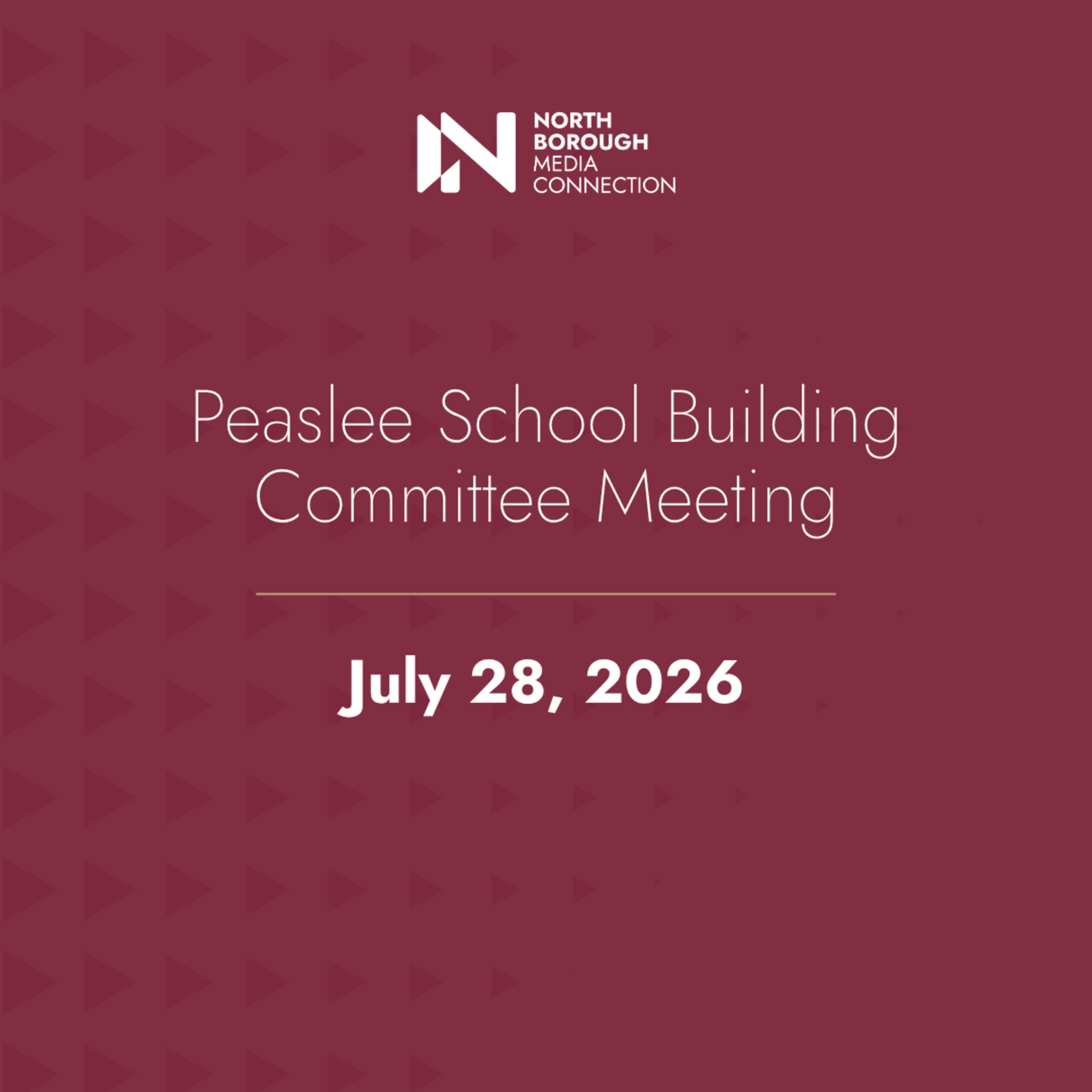 Peaslee School Building Committee July 28, 2026 episode artwork