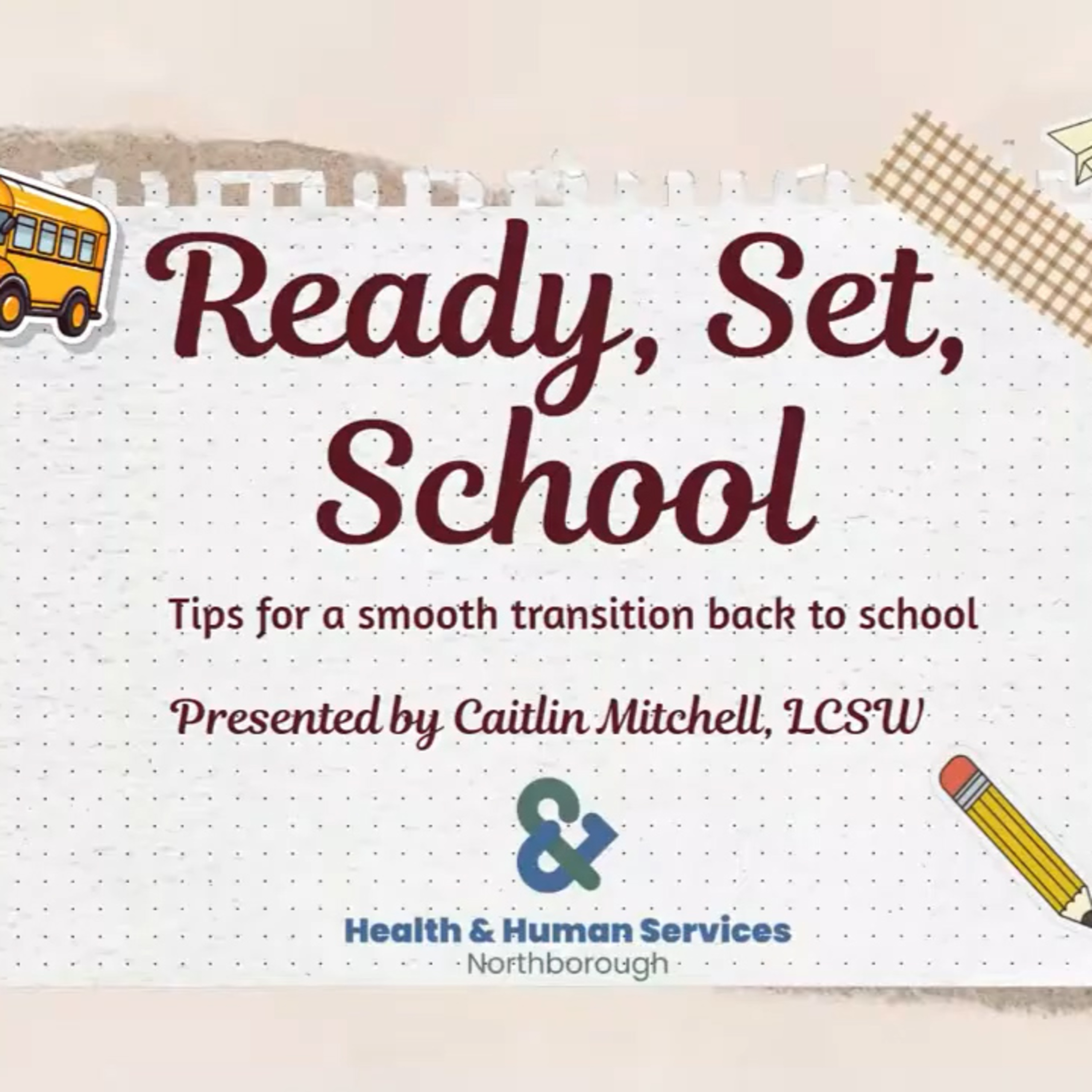 HHS Lunch & Learn: Ready, Set, School August 11, 2026 episode artwork