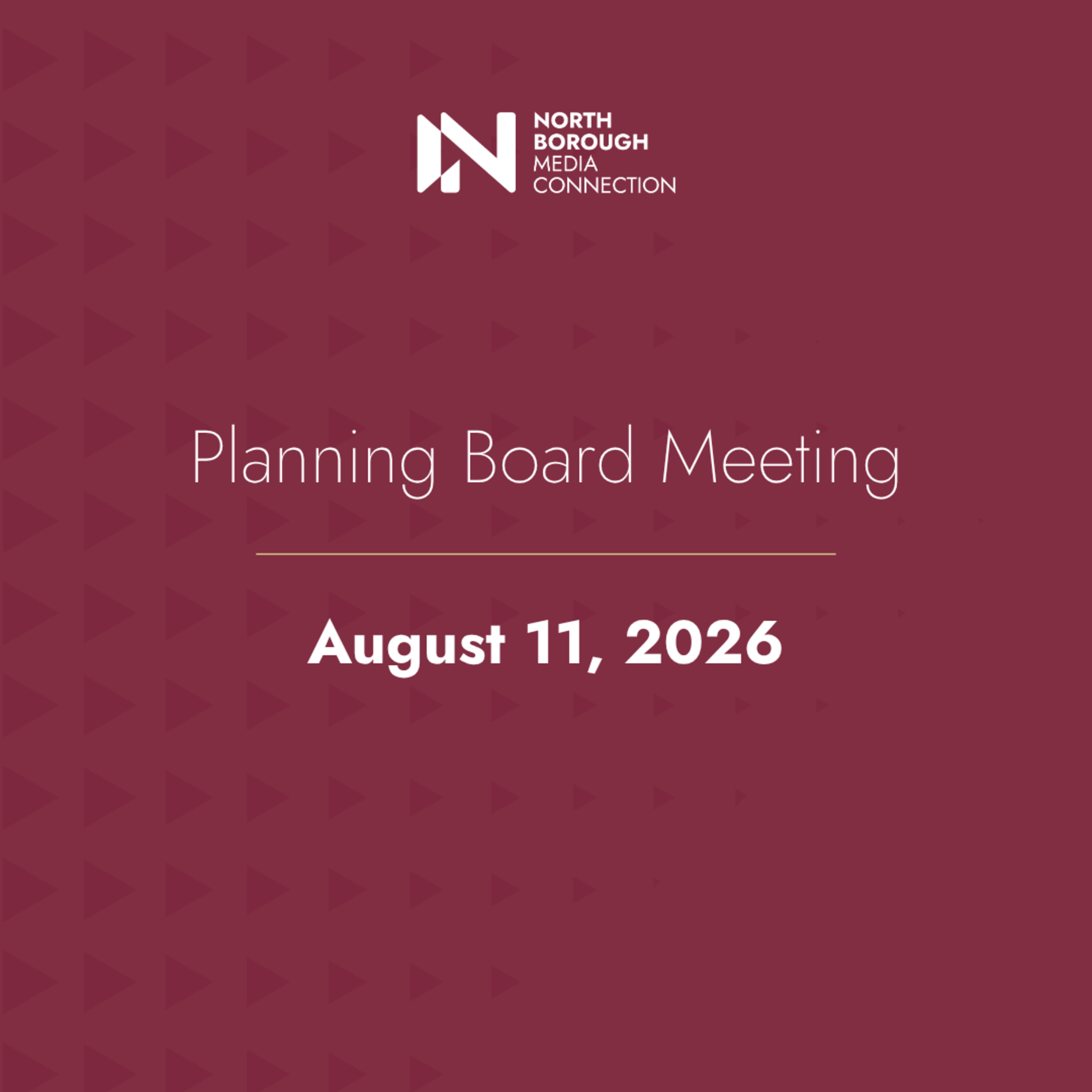 Planning Board August 11, 2026 episode artwork