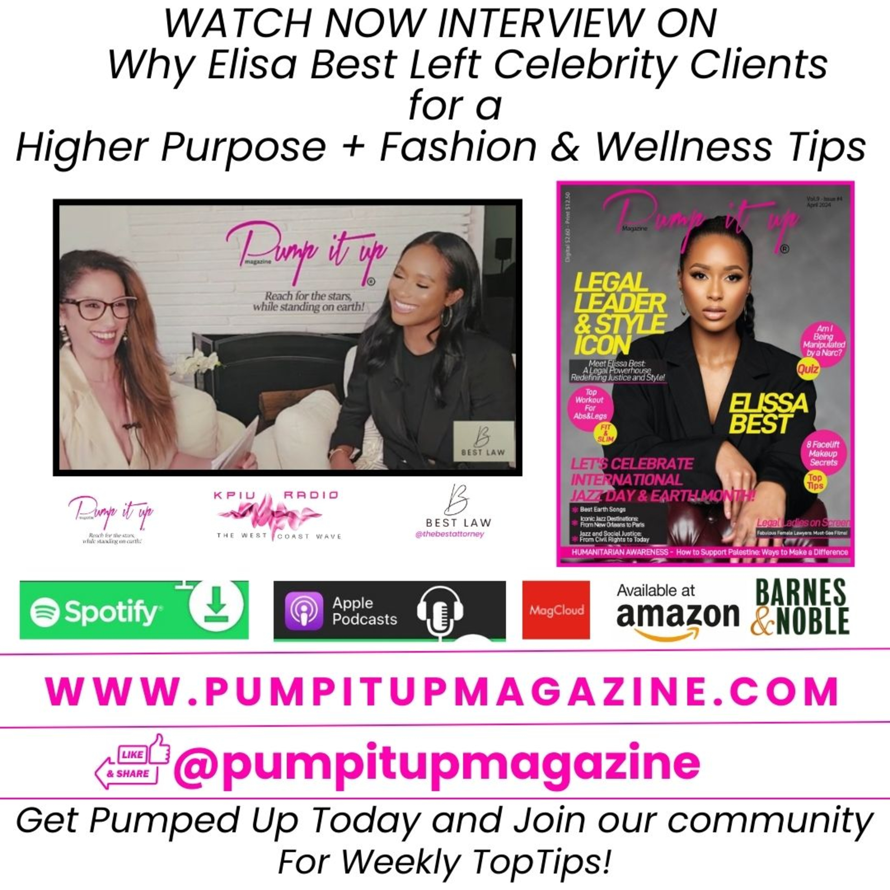 Pump It Up Magazine: Empowering Self-Help, Stories, Entertainment, Lifestyle