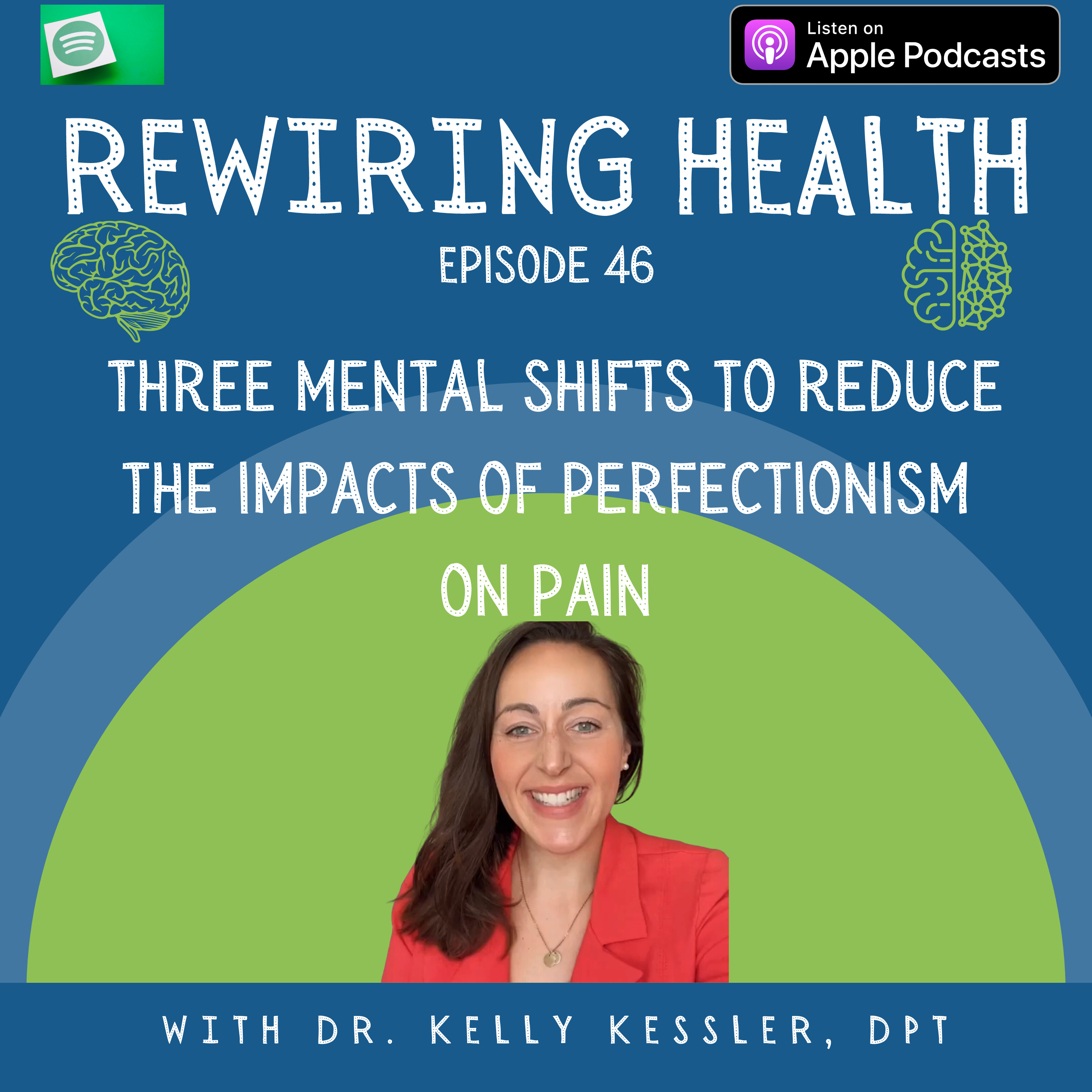 Ep. 46 Three Mental Shifts to Reduce the Impacts of Perfectionism on Pain episode artwork
