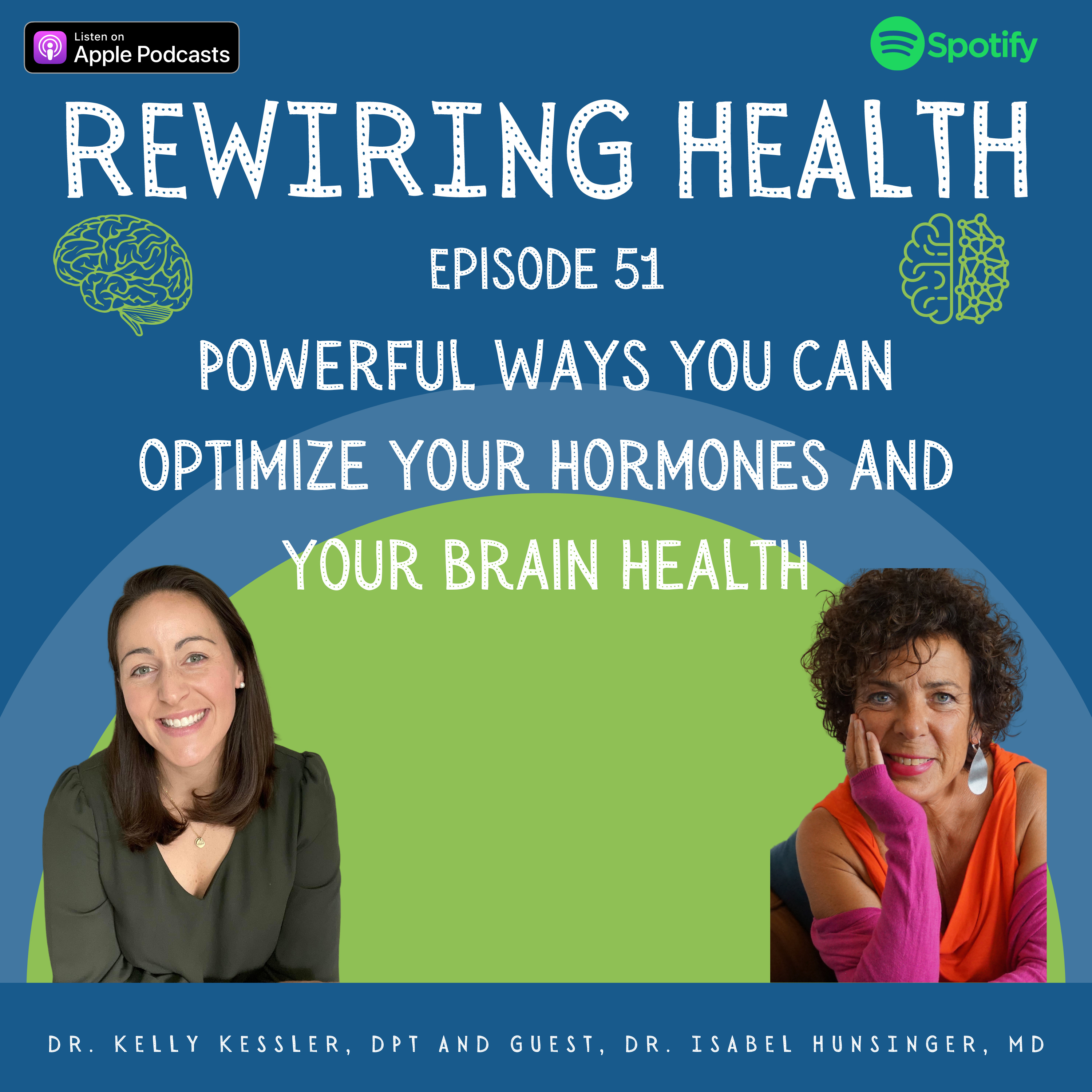 51 Powerful Ways You Can Optimize Your Hormones and Your Brain Health with Guest, Dr. Isabel Hunsinger, MD episode artwork