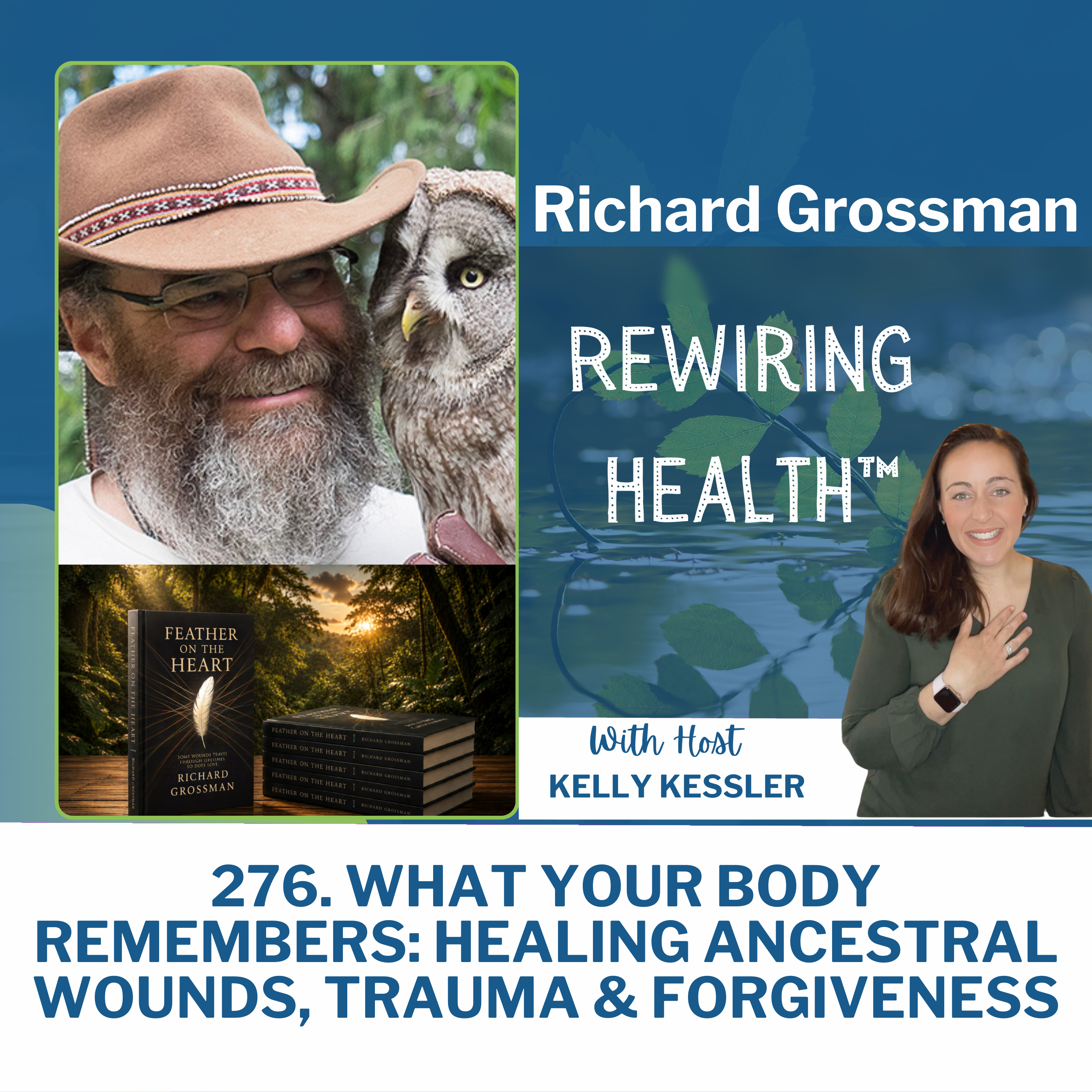 276. What Your Body Remembers: Healing Ancestral Wounds, Trauma & Forgiveness with Dr. Richard Grossman episode artwork