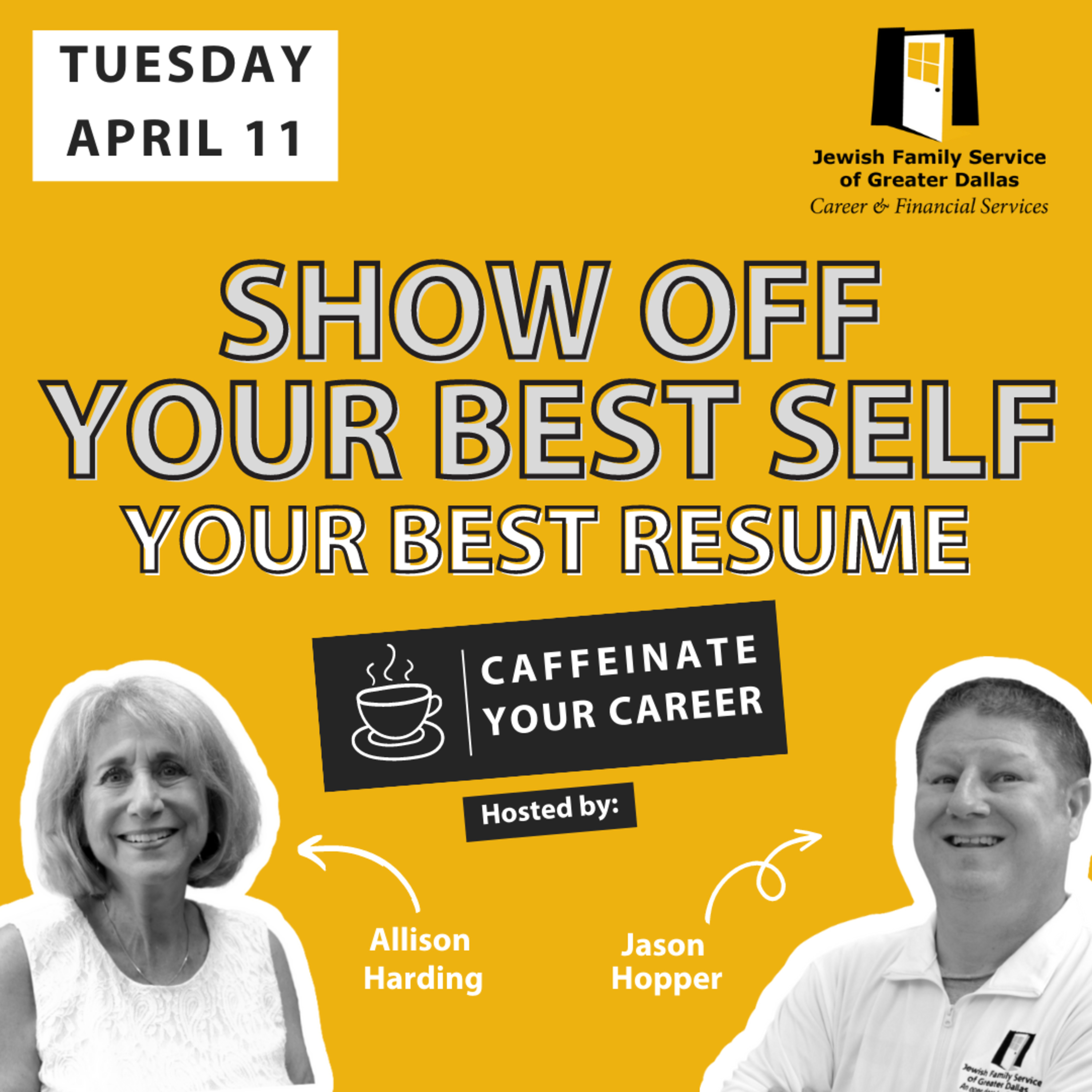 Caffeinate Your Career: coffee and conversation with career & financial experts