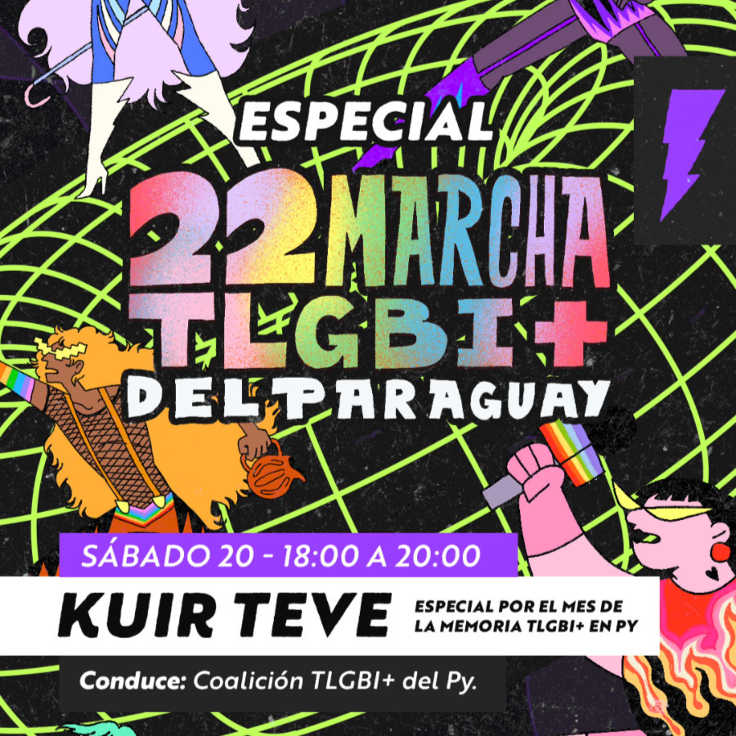 Kuir Teve - Especial Mes de las Memorias y 22 Marcha TLGBI del Paraguay episode artwork