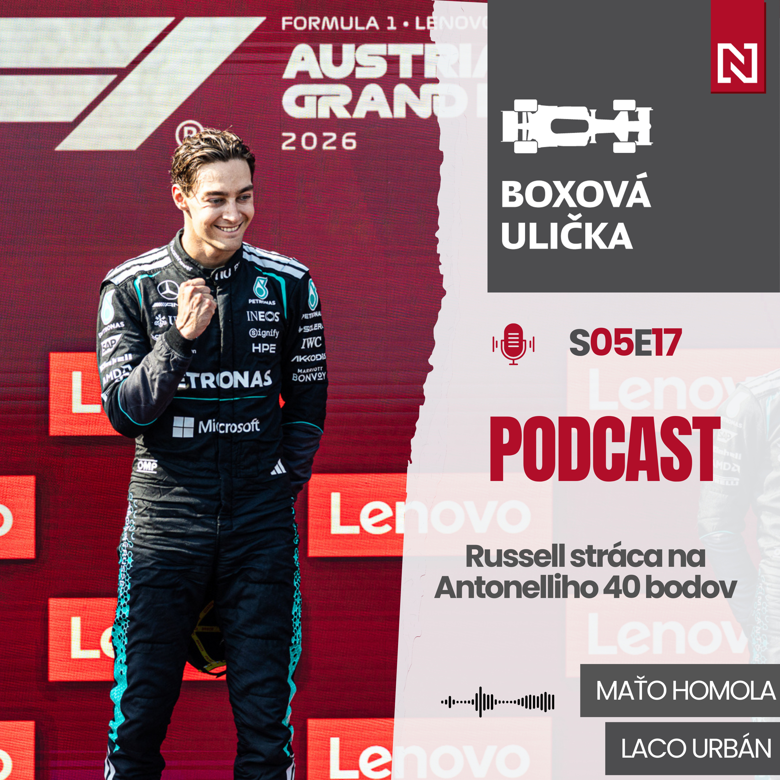 Russell vyhral po zisku kontroverznej pole position. Zostane Verstappen v Red Bulle? (S05E17)