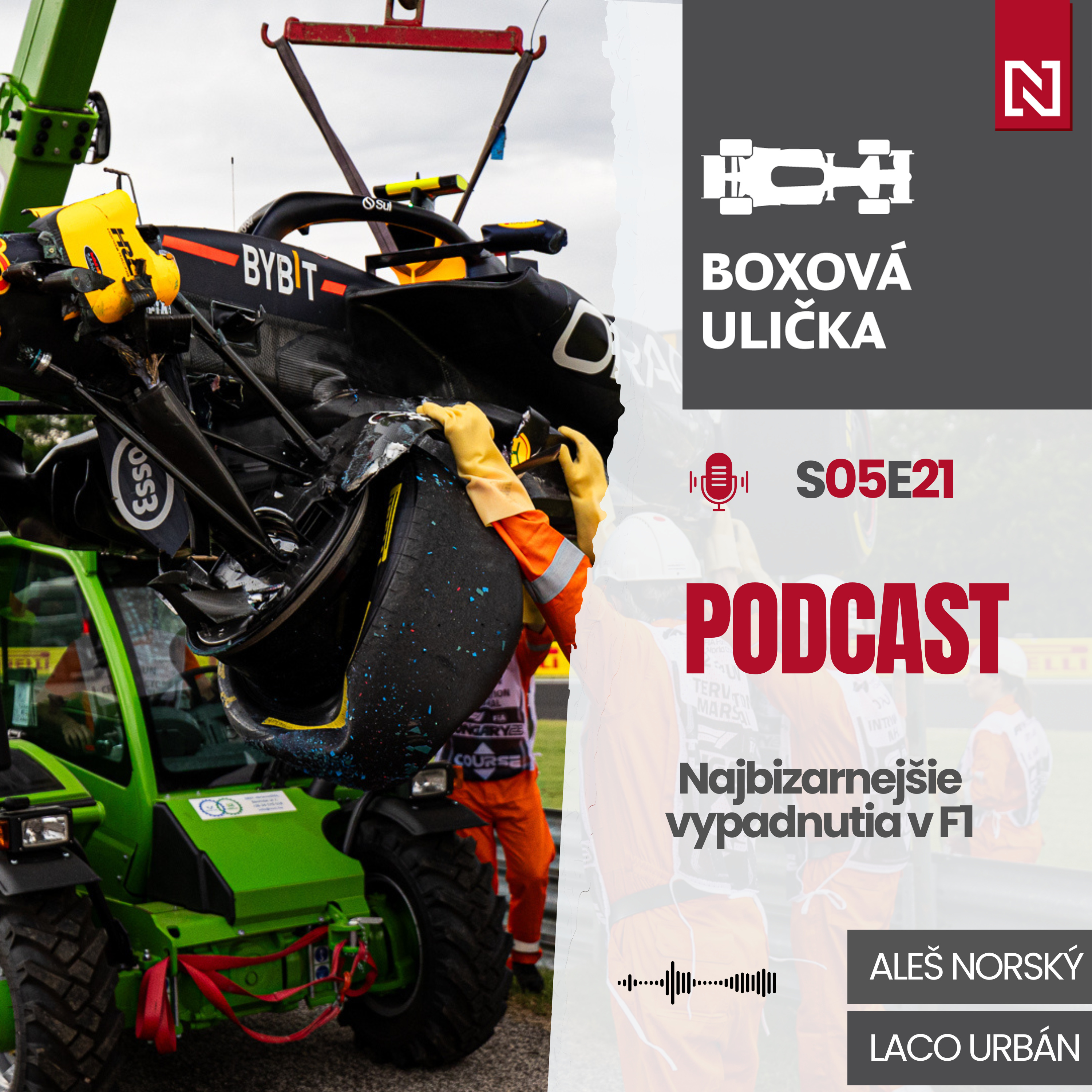 Uvoľnená kamera či metro. Najbizarnejšie vypadnutia v F1 (S05E21)