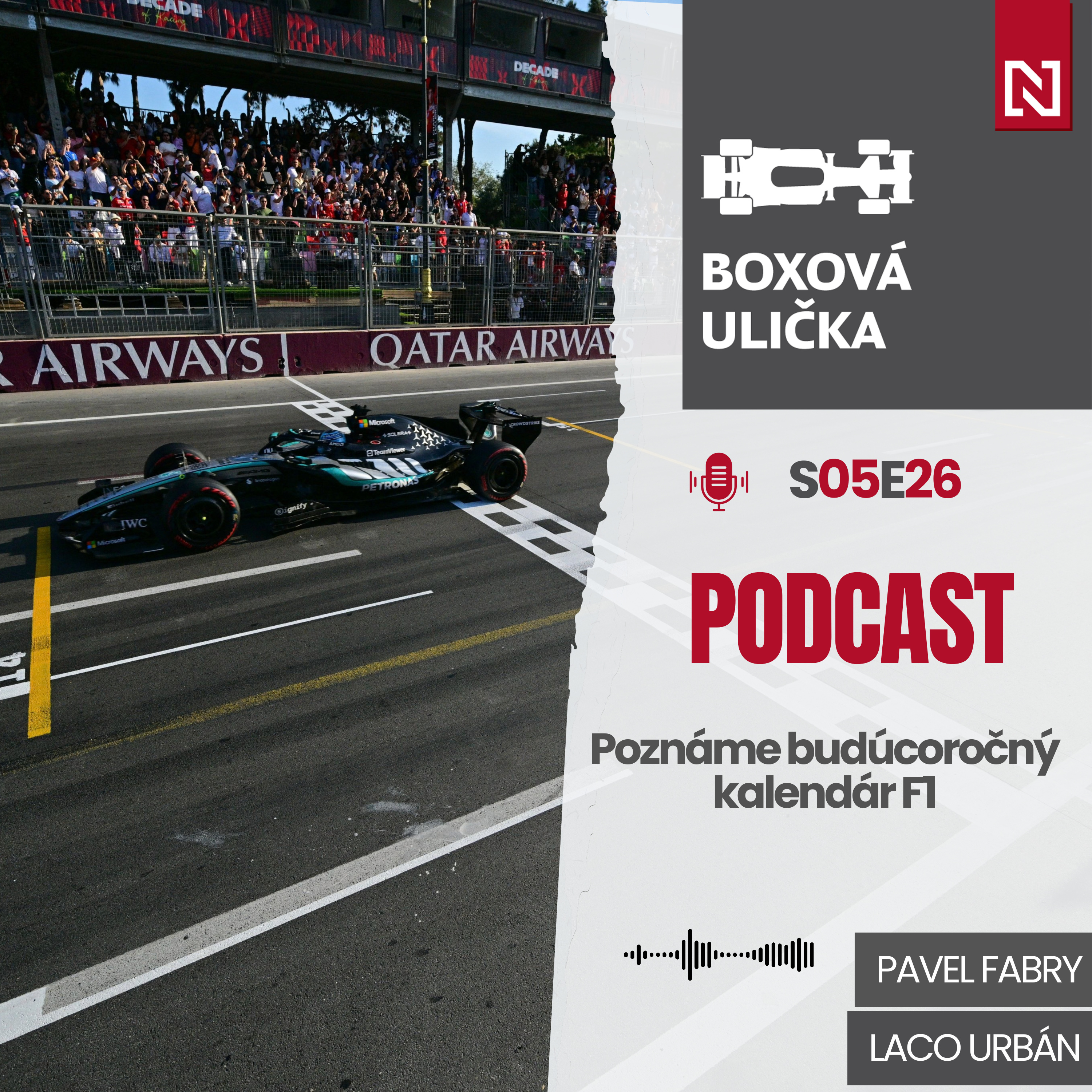 Môže ešte Russell získať titul? Stále nevieme, kde sa odohrá finále (S05E26)