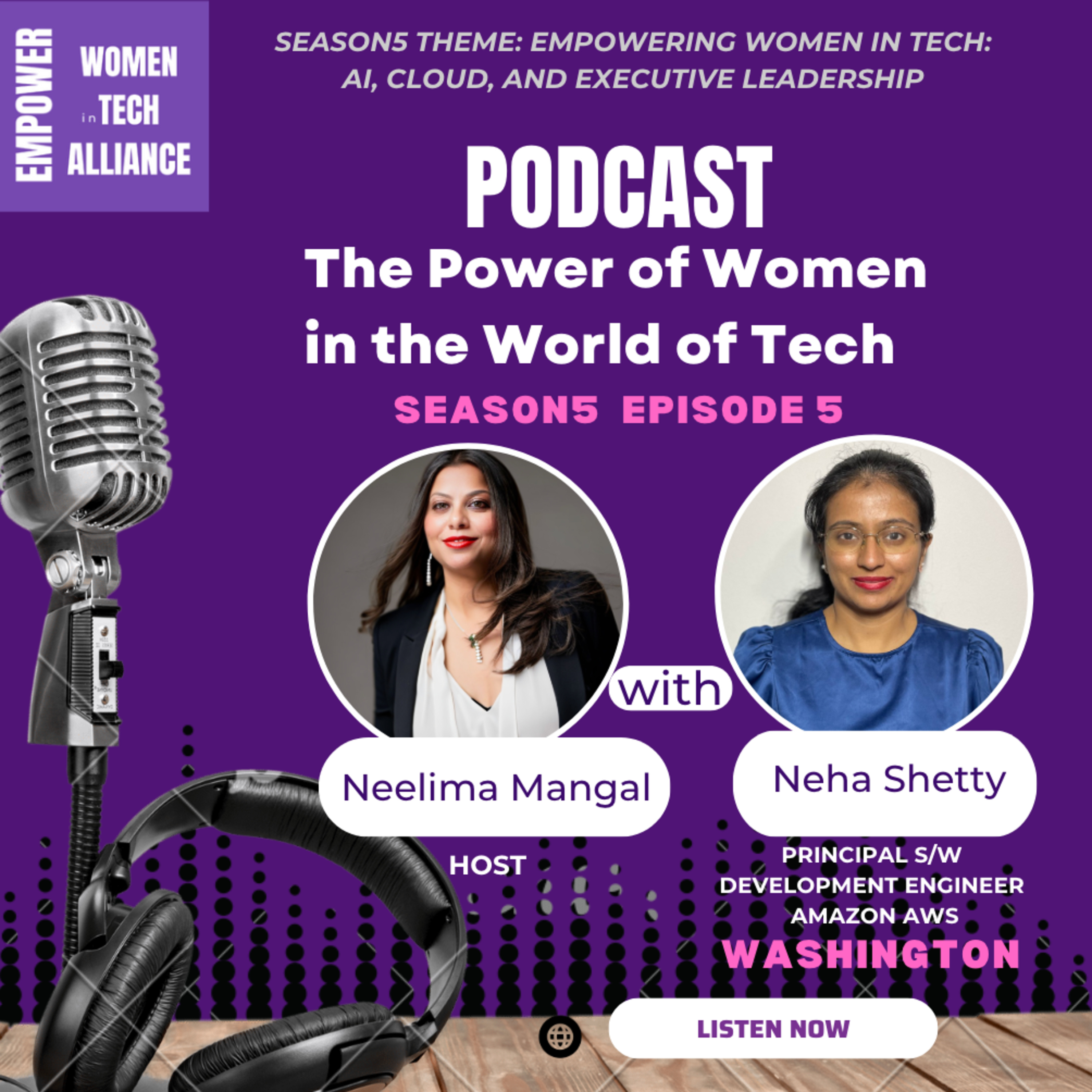 S5E5 - #AICloudExecutiveLeadership - Building Scalable Distributed Systems with Neha Shetty and Neelima Mangal episode artwork