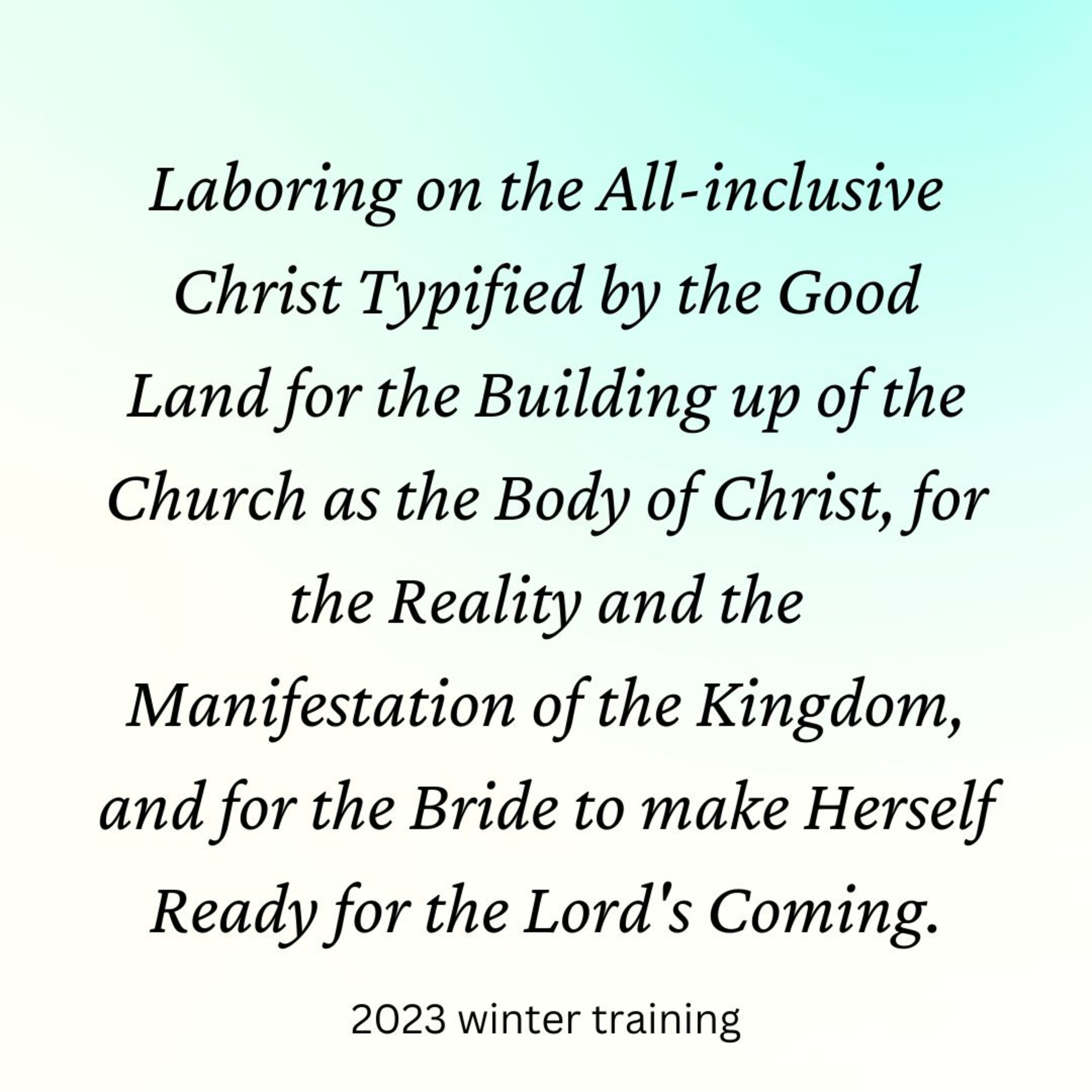 2023WTw6d4-Bear the Sign of Resting with God to be Filled with Him first, then Working with God episode artwork
