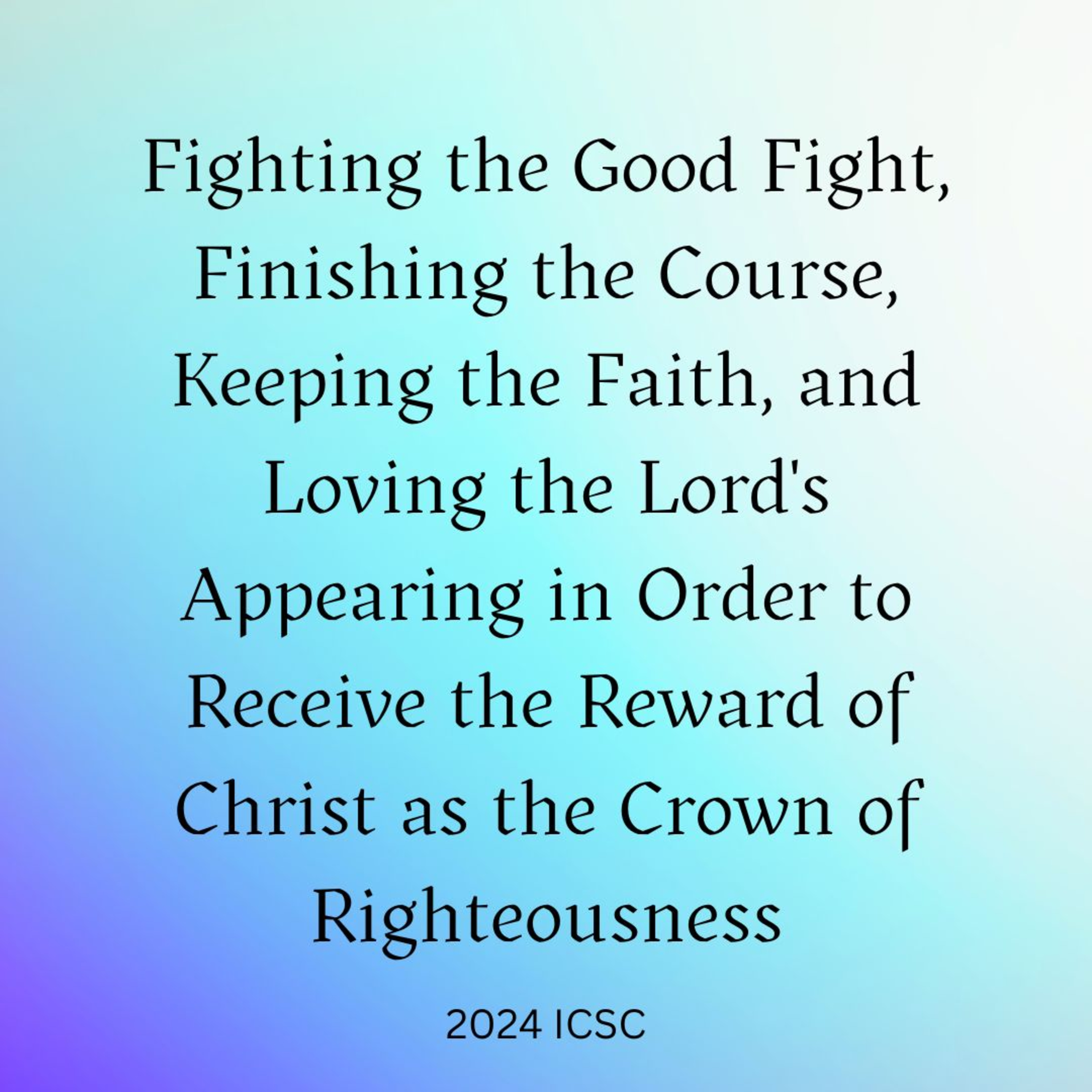 2024ICSCw5d4-Cooperate with God to have the Second Garment, Christ as our Subjective Righteousnesses episode artwork